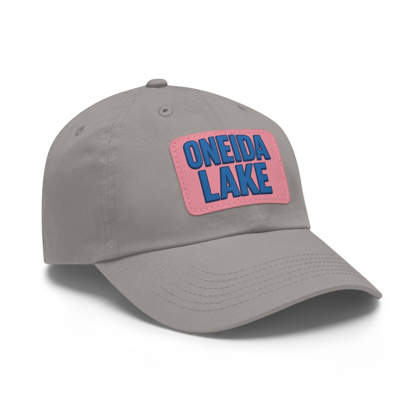 Oneida Lake Dad Hat with Leather Patch (Rectangle)
