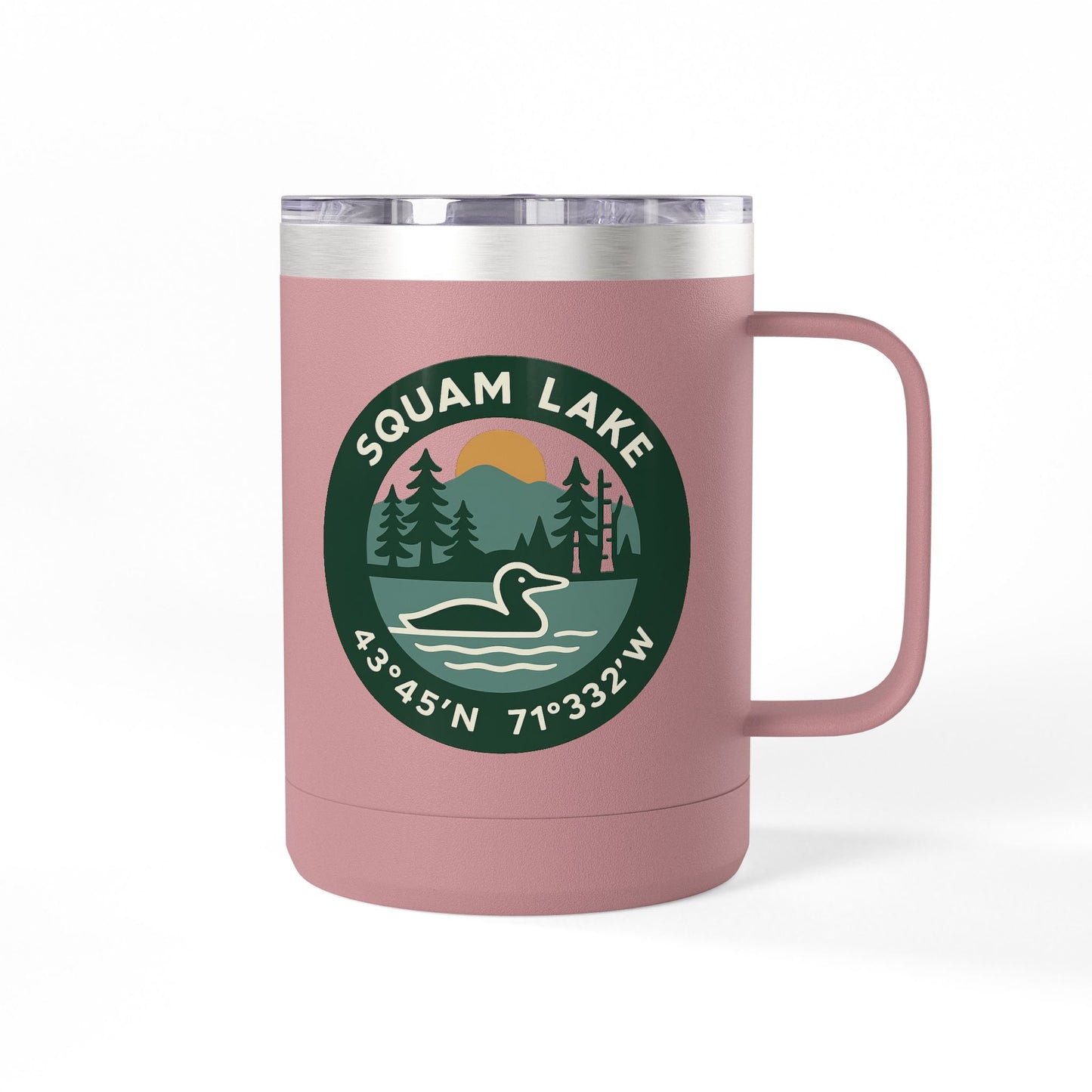 Squam Lake Coffee Mug Tumbler, 15oz