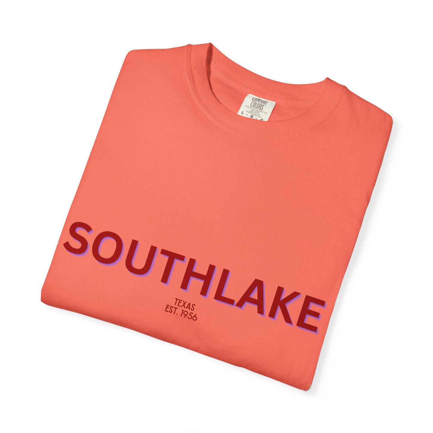 Southlake Garment-Dyed Unisex T-Shirt, Casual Tee, Vintage Style Shirt, Everyday Wear, Birthday Gift, Unique Apparel