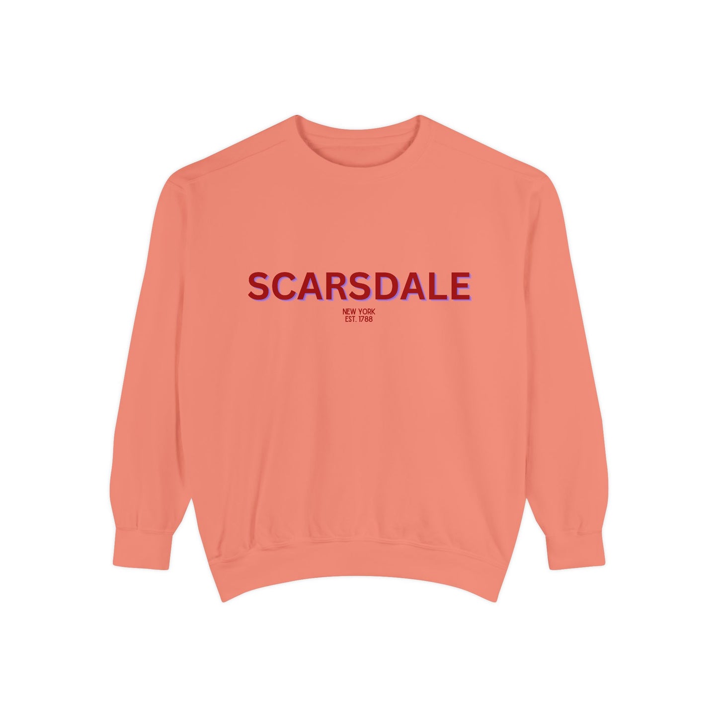 Scarsdale Unisex Garment-Dyed Sweatshirt | Cozy Fashion, Perfect for Casual Outings, Gifts, Fall & Winter Style, Everyday Comfort