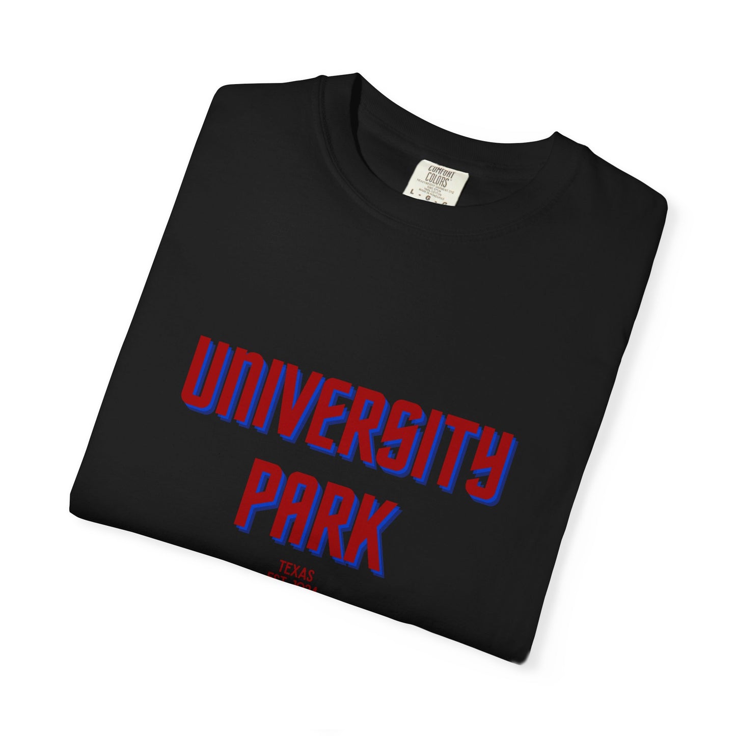 University Park Garment-Dyed Unisex T-Shirt, Casual Tee, Vintage Style Shirt, Everyday Wear, Birthday Gift, Unique Apparel