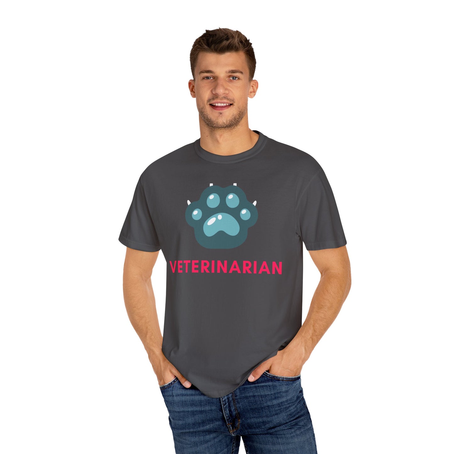 Veterinarian Themed Unisex T-Shirt, Gift for Animal Lovers, Pet Owner Apparel, Cute Veterinary Shirt, Comfortable Dog Lover Tee