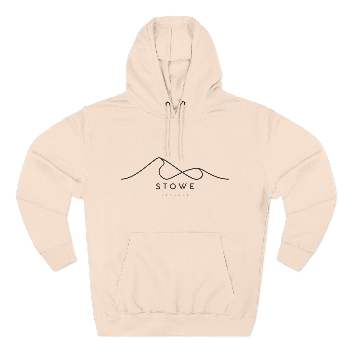 Stowe Stylish Three-Panel Fleece Hoodie for Cozy Days, Casual Wear, Warm Layering, Gift for Him or Her