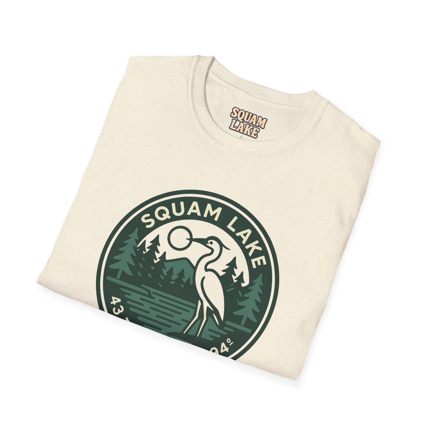 Squam Lake Nature Unisex Softstyle T-Shirt | Eco-Friendly Gift, Outdoor Adventure Shirt, Nature Lover Tee, Vintage Lake Apparel, [...]