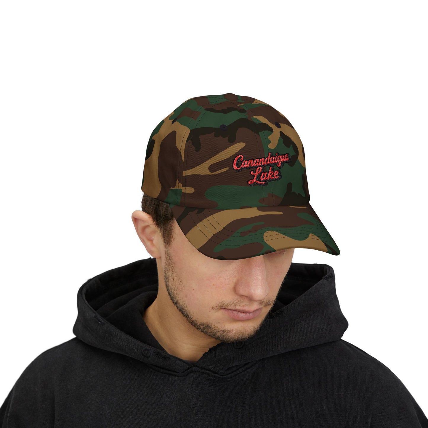 Canandaigua Lake Stylish Dad Cap, Casual Summer Hat, Outdoor Accessory, Gift for Father's Day, Boating Trip Gear, Everyday Wear
