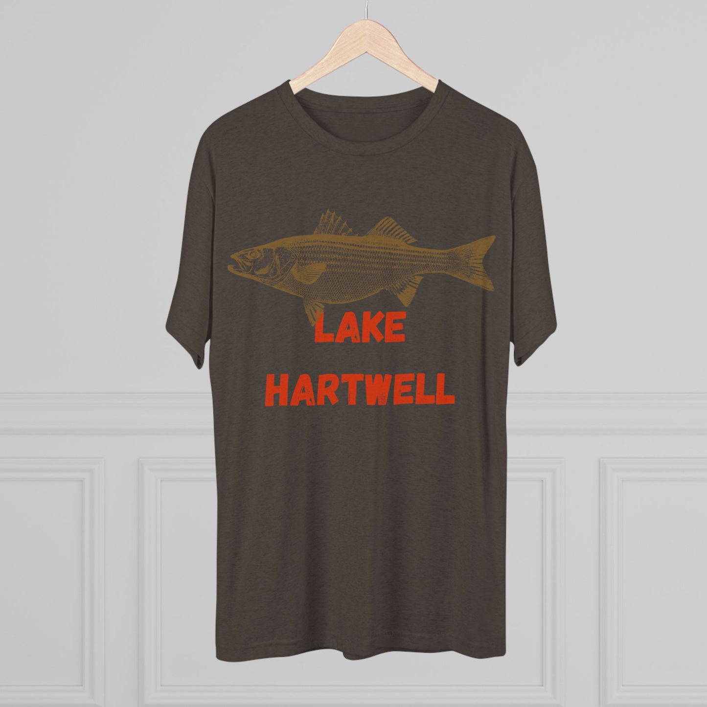 Lake Hartwell Fishing Tee, Unisex Crew Neck Shirt, Summer Lake Apparel, Gift for Fishermen, Outdoor Adventure T-Shirt, Lake House Style