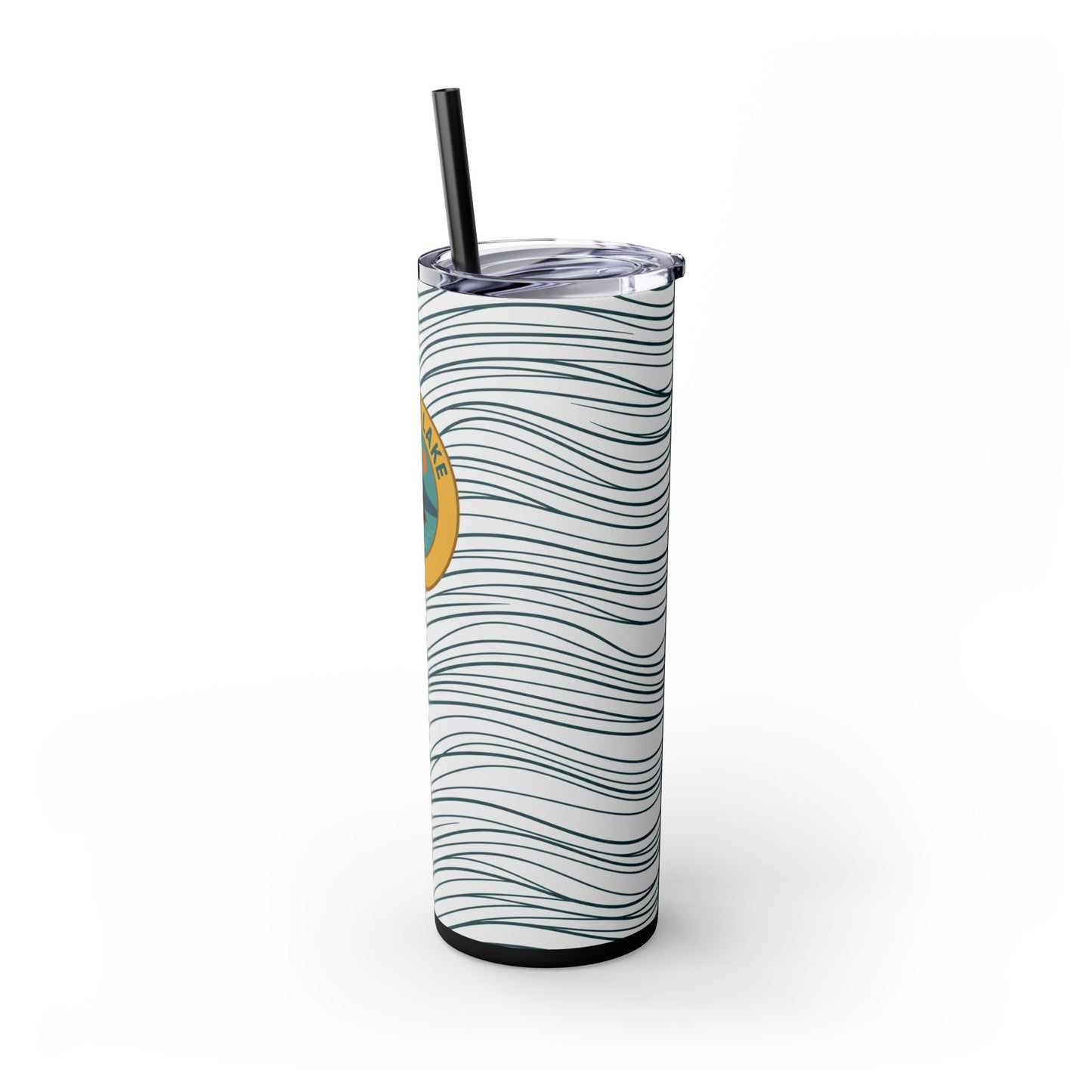 Squam Lake Skinny Tumbler - 20oz Travel Mug, Eco-Friendly Drinkware for Adventurers, Ideal for Camping, Picnics, and Daily Hydration