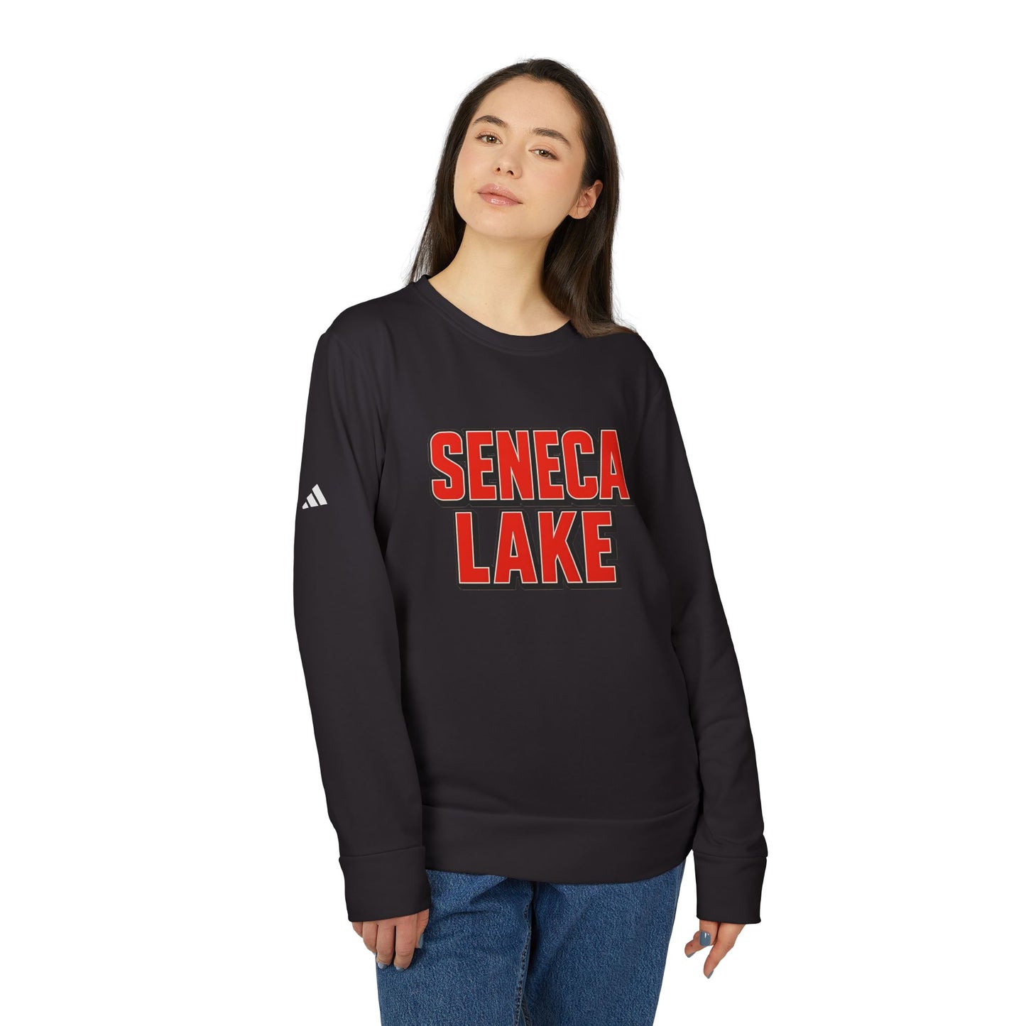 Seneca Lake Adidas Unisex Fleece Crewneck Sweatshirt