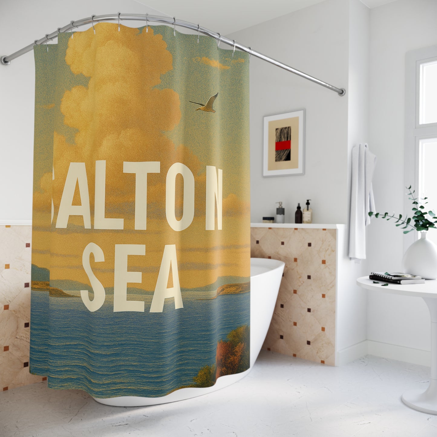 Salton Sea Shower Curtains