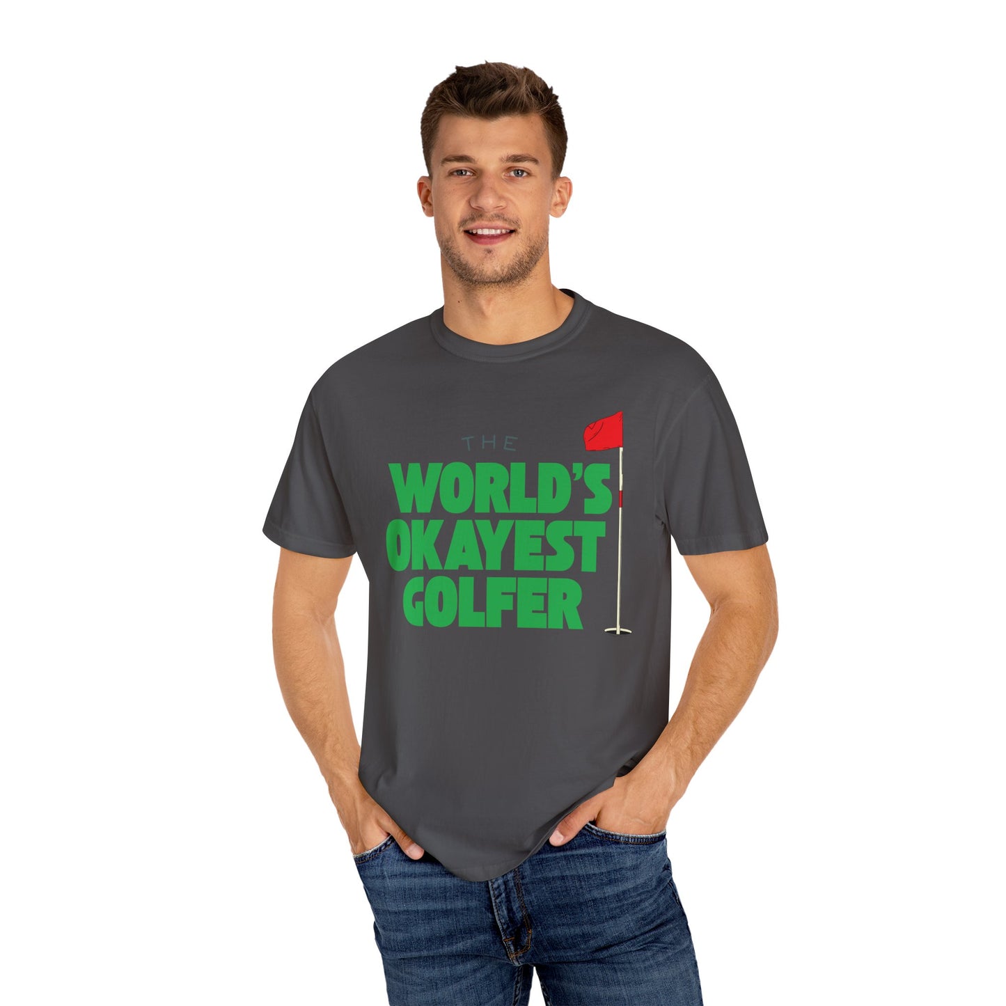 World's Okayest Golfer T-Shirt, Funny Golf Gift, Unisex Tee, Sports Apparel, Father's Day Gift, Golfer Humor