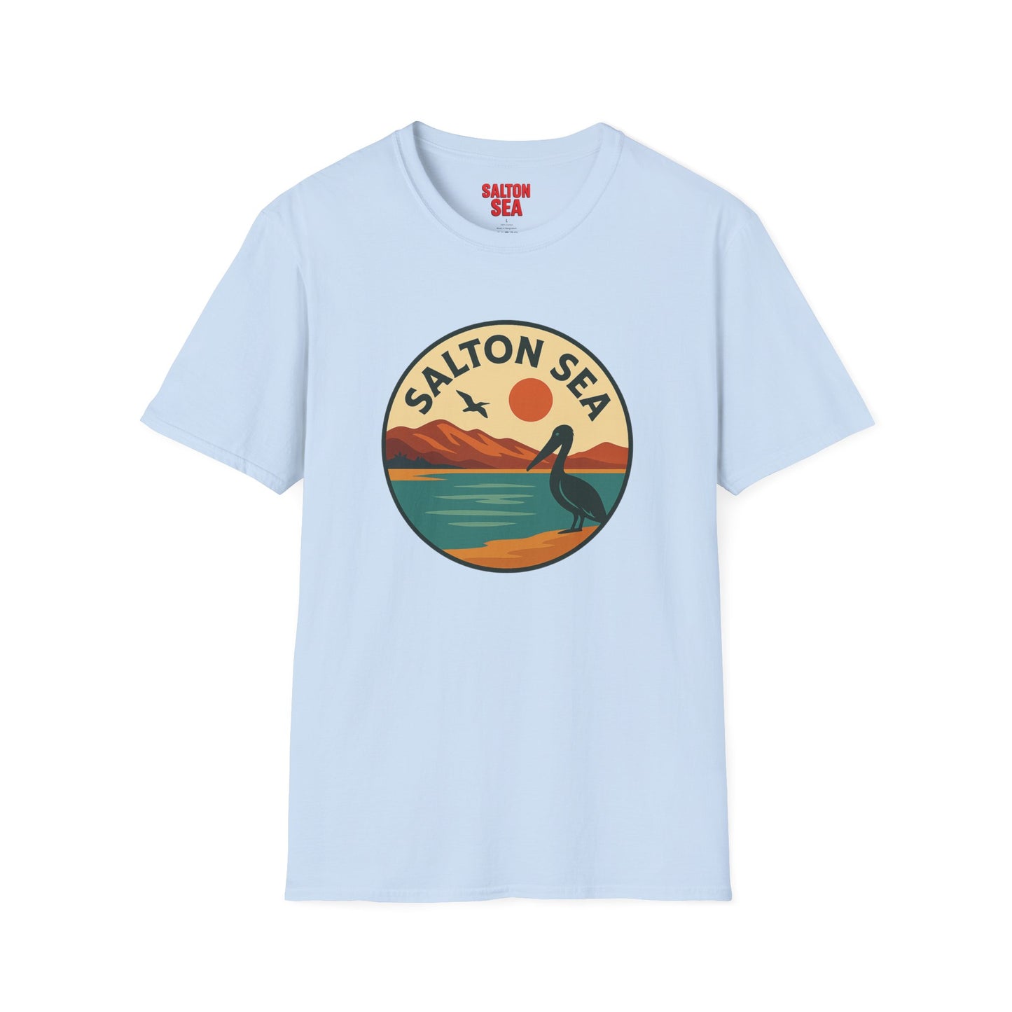 Salton Sea Nature Unisex Softstyle T-Shirt | Eco-Friendly Gift, Outdoor Adventure Shirt, Nature Lover Tee, Vintage Lake Apparel, [...]