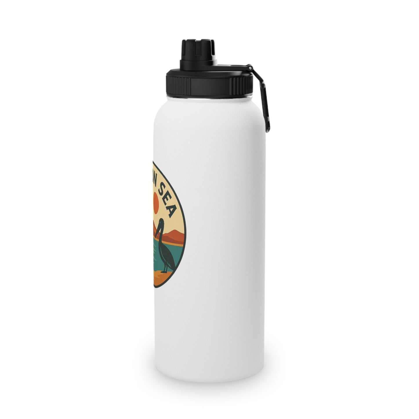Salton Sea Stainless Steel Water Bottle, Sports Lid