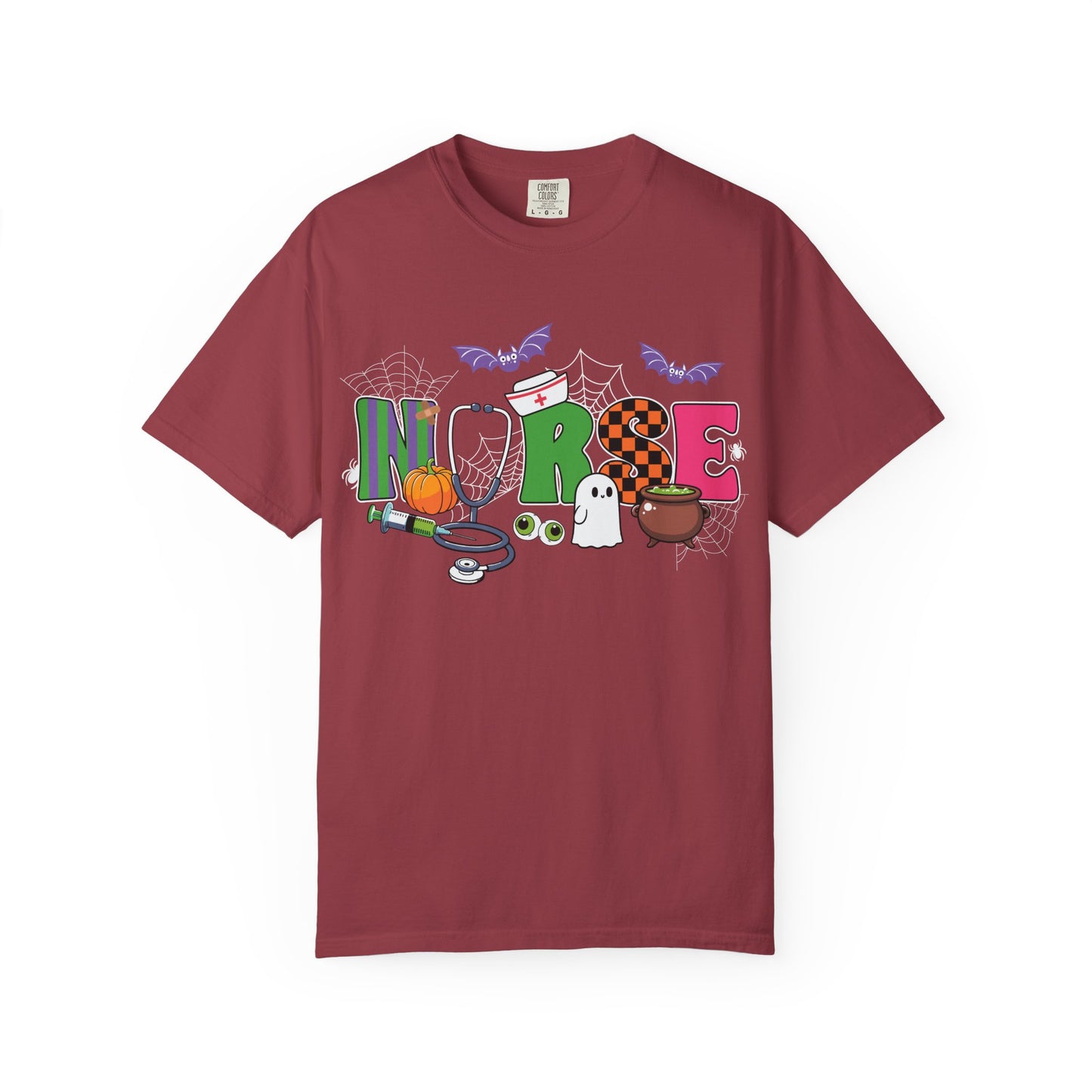 Halloween Nurse T-Shirt, Cute Nurse Shirt, Unisex Halloween Tee, Gift for Nurses, Spooky Nursing Apparel, Funny Healthcare Shirt