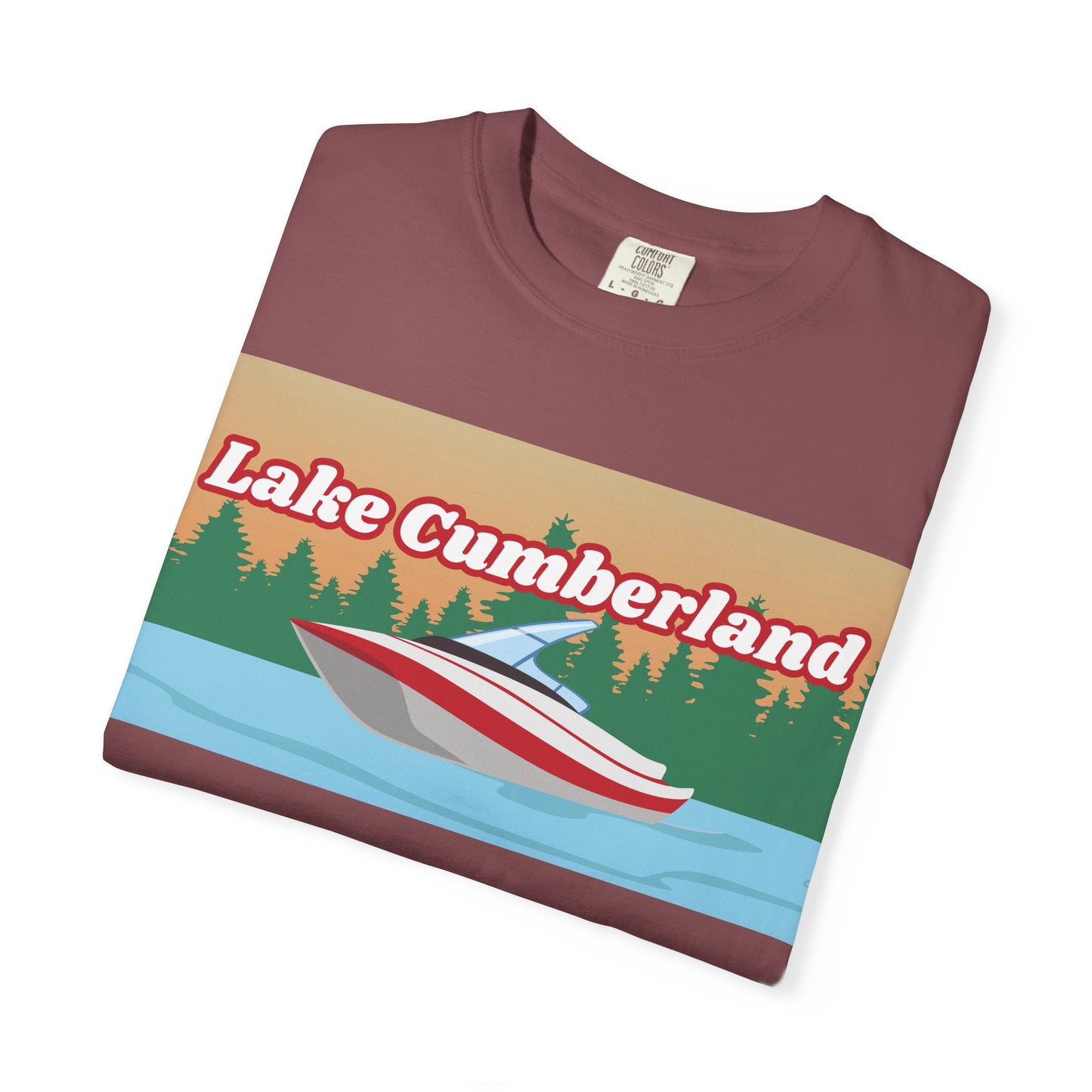 Lake Cumberland Relaxed Unisex T-Shirt, Summer Vibes Tee, Outdoor Adventure Shirt, Lake Life Apparel, Gift for Nature Lovers, Vacation Wear