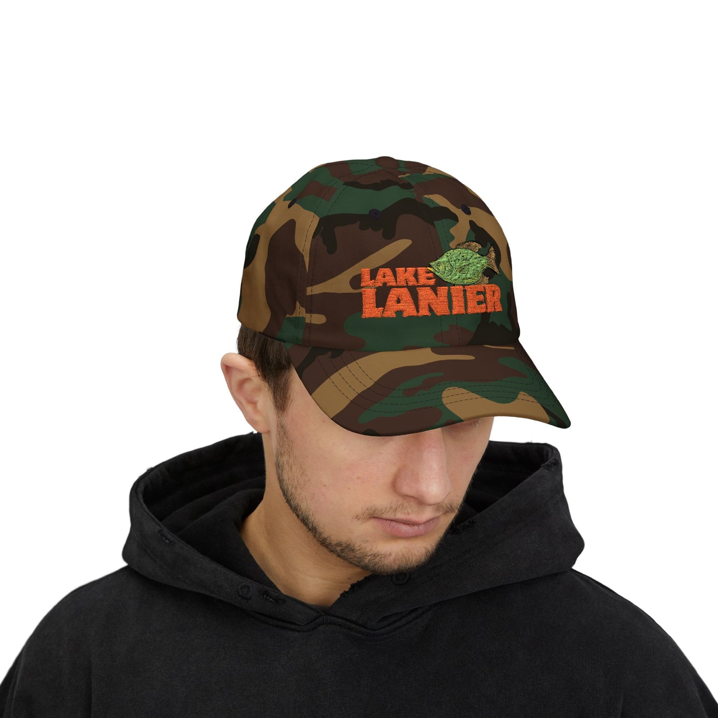 Lake Lanier Classic Dad Cap - Perfect for Outdoors, Fishing Adventures, Gifts for Dad, Summer Vibes, Beach Days
