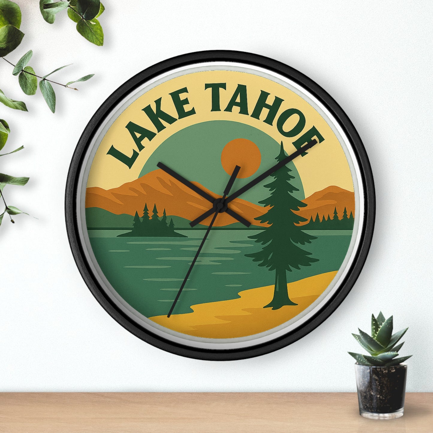 Lake Tahoe Wall Clock