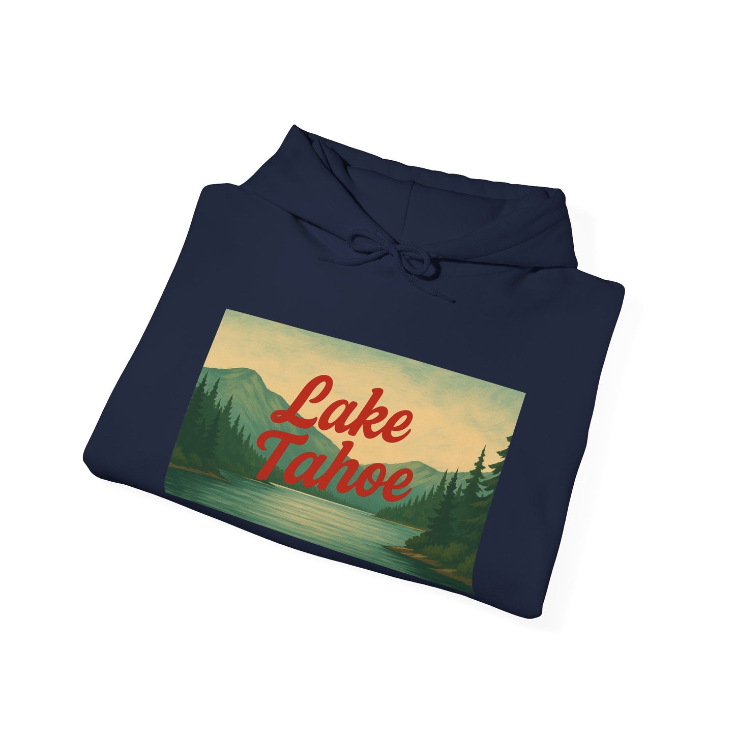 Lake Tahoe Hoodie, Cozy Casual Wear, Unisex Sweatshirt, Lake Lover Gift, Outdoor Adventure Apparel, Summer Retreat Fashion