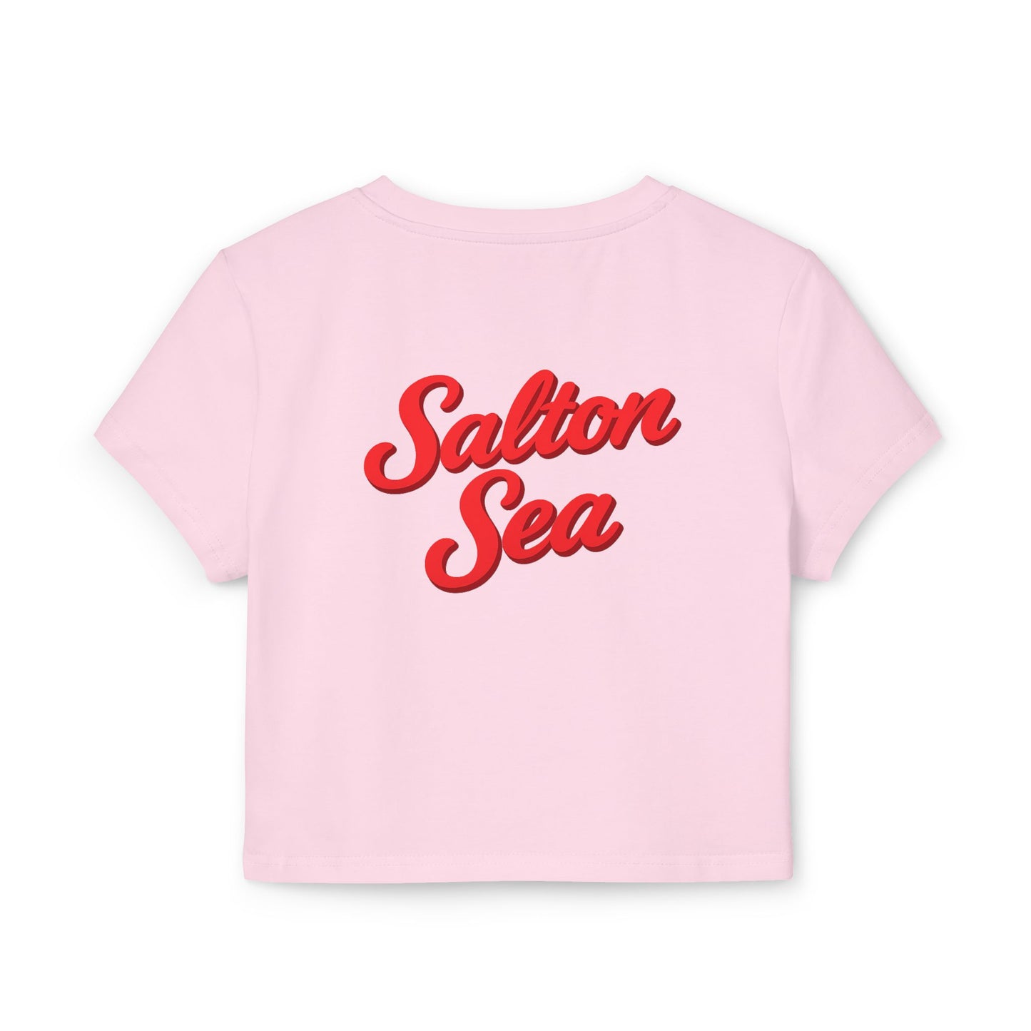 Salton Sea Women's Baby Tee - Vintage Style, Lake Lover Shirt, Summer Outfit, Nature Lover Gift, Travel-Inspired Top