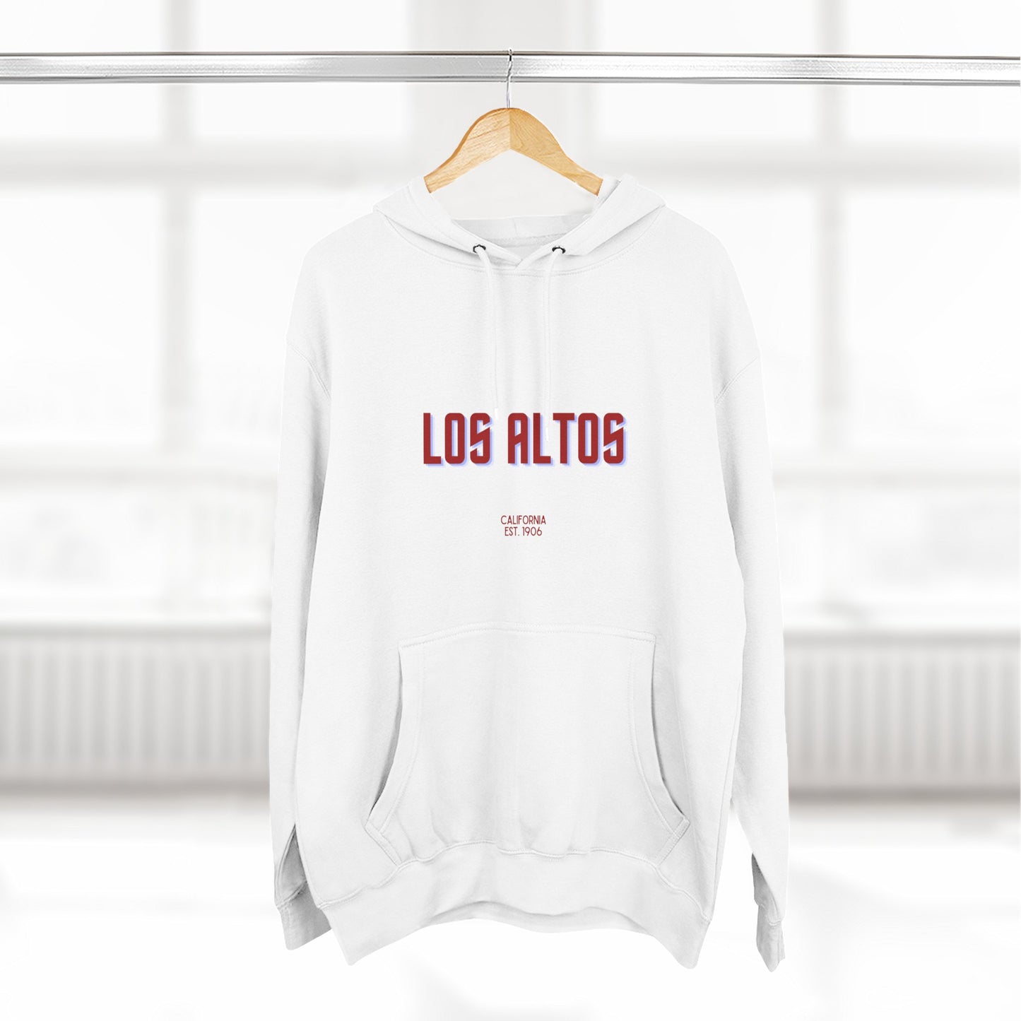 Los Altos Fleece Hoodie, Casual Sweatshirt, Cozy Layering Piece, Perfect Gift for All Occasions, Stylish Streetwear