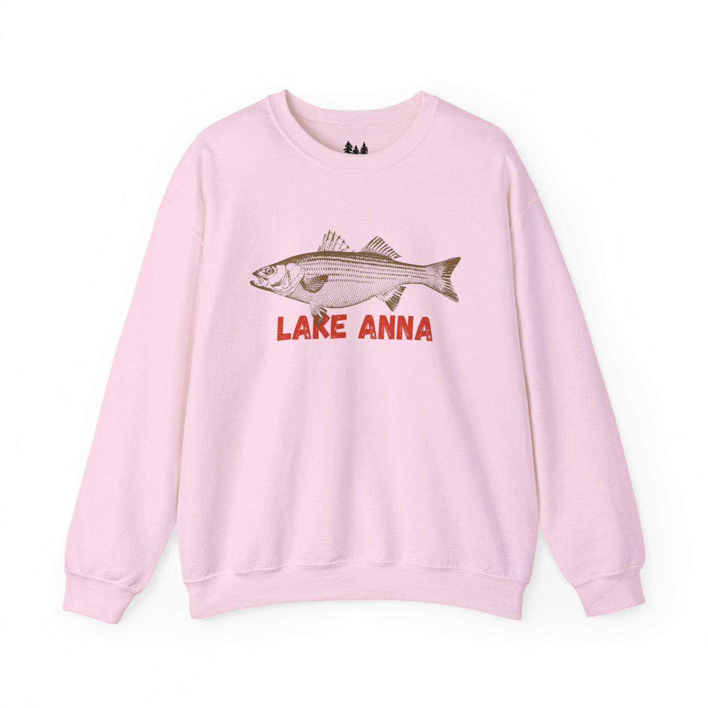 Lake Anna Fishing Sweatshirt, Unisex Crewneck, Casual Wear, Gift for Fishermen, Outdoor Apparel, Lake House Cozy