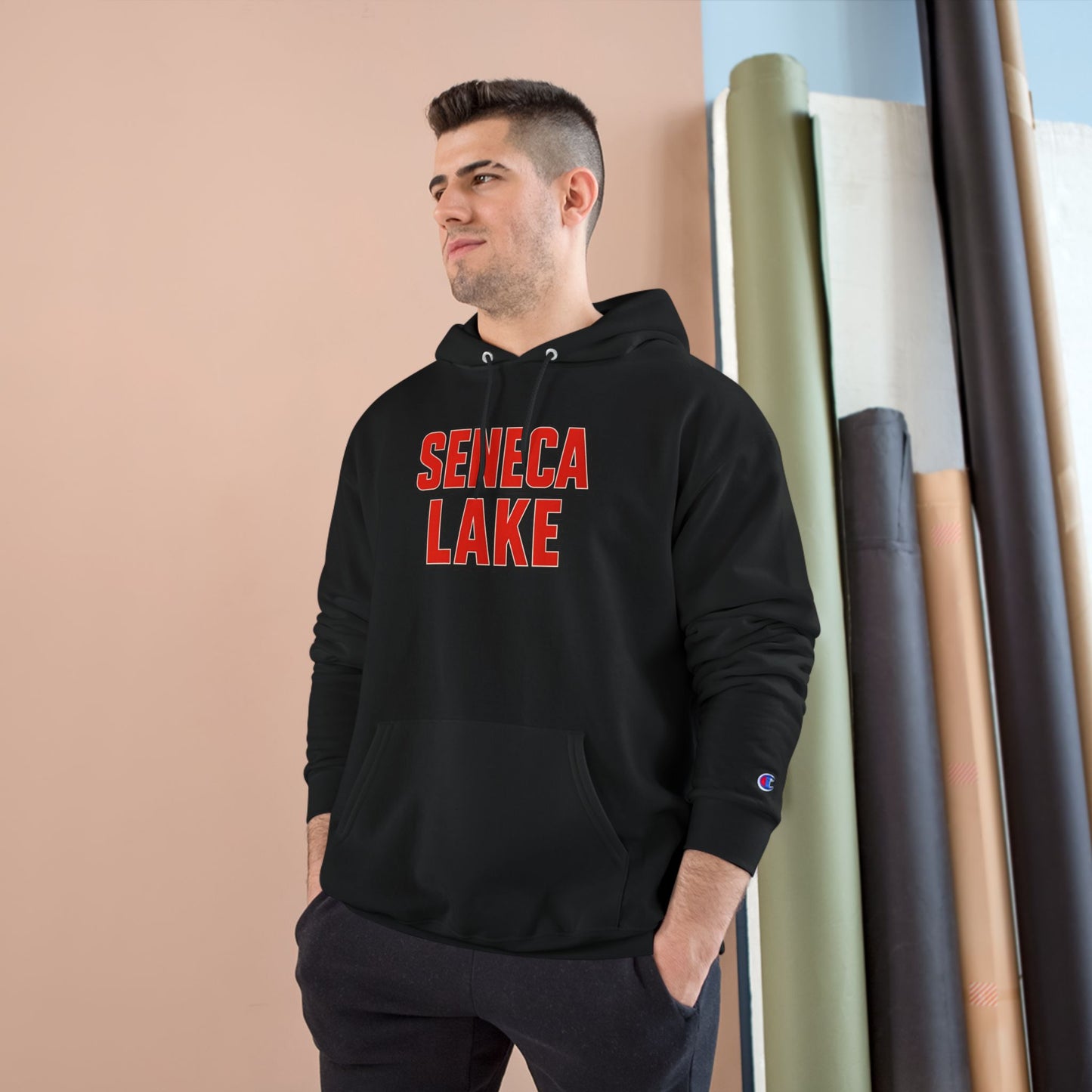 Seneca Lake Cozy Hoodie, Perfect for Outdoor Adventures, Lake Days, Gifts for Nature Lovers, Comfortable Sweatshirt