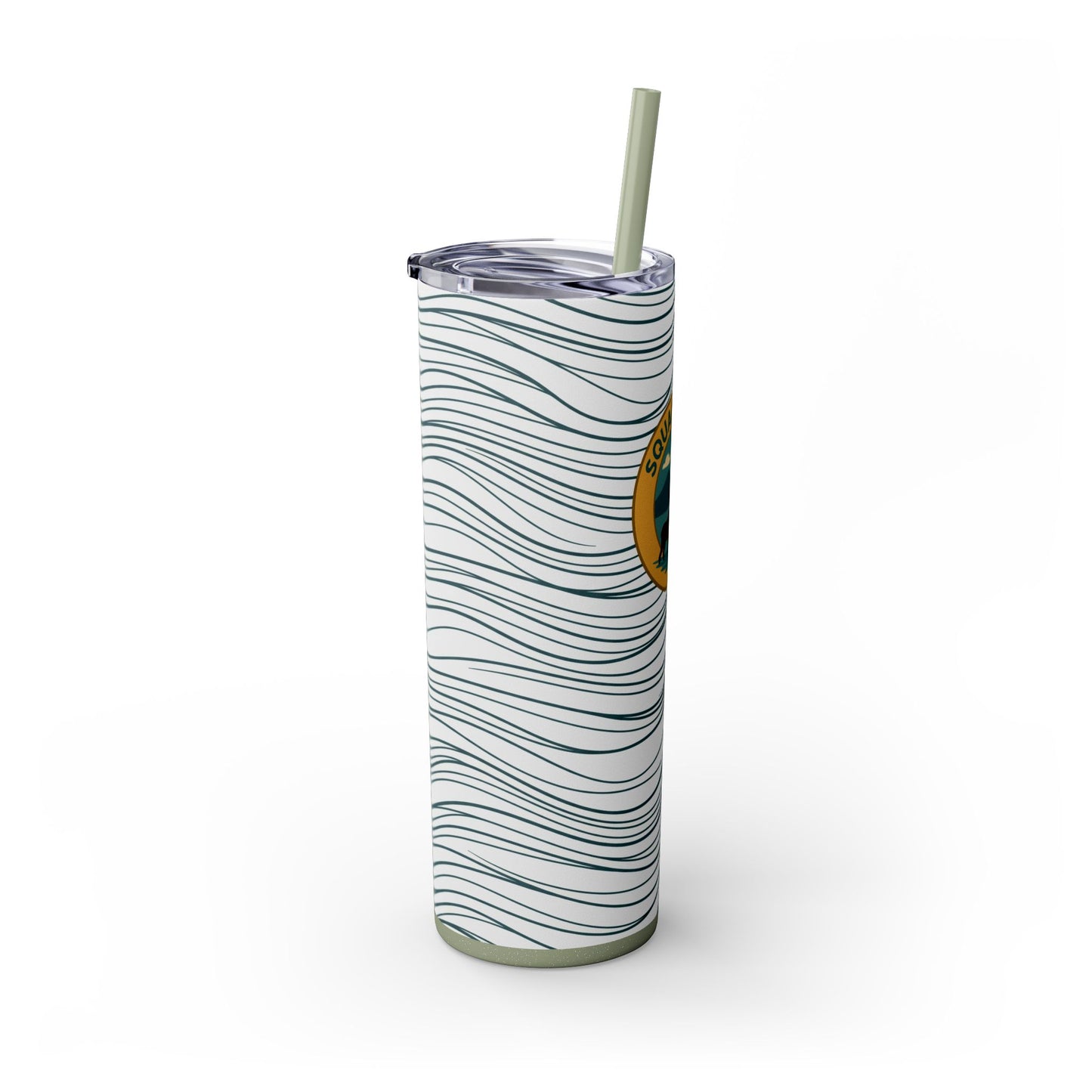 Squam Lake Skinny Tumbler - 20oz Travel Mug, Eco-Friendly Drinkware for Adventurers, Ideal for Camping, Picnics, and Daily Hydration