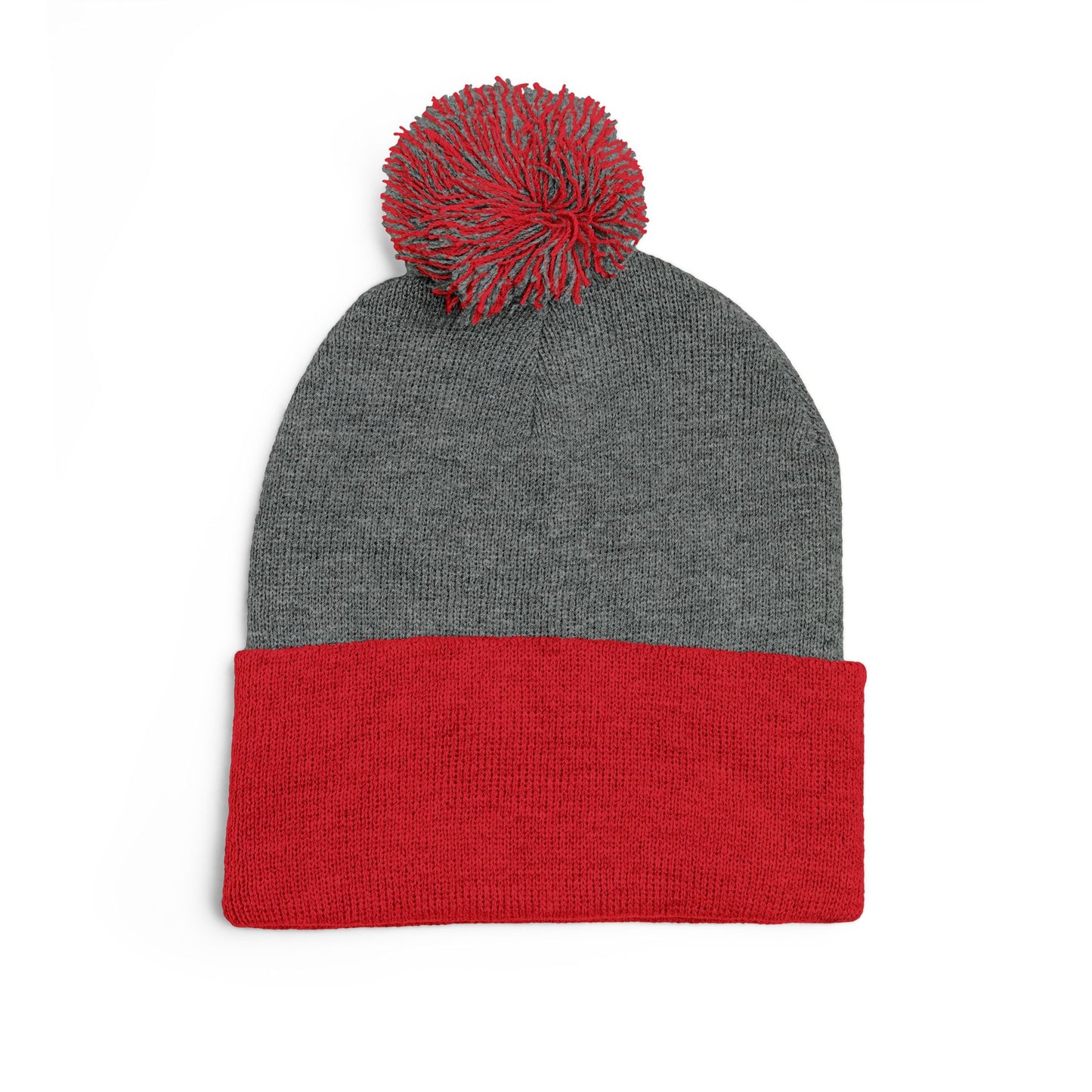 Squam Lake Pom-Pom Knit Cap (Embroidery)