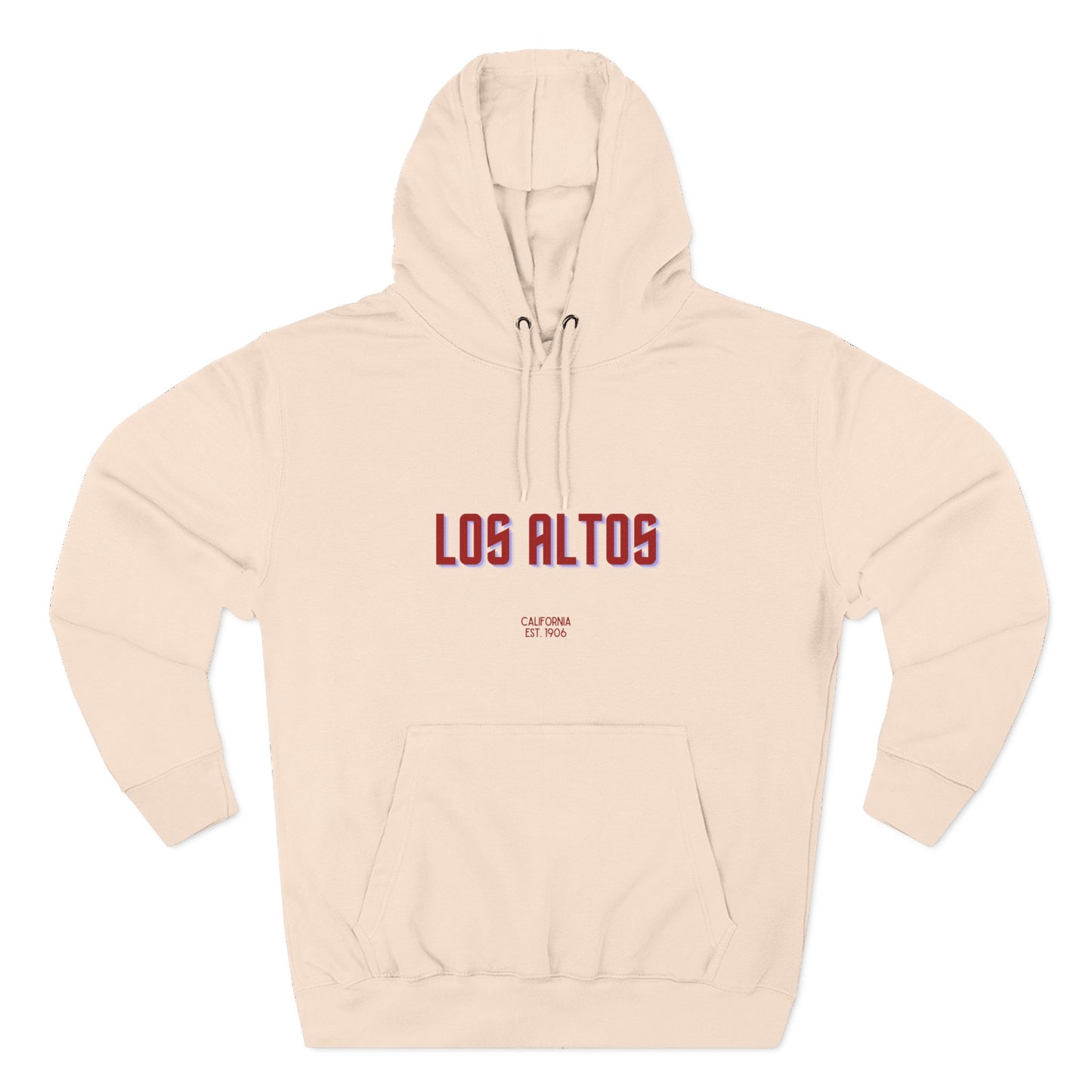 Los Altos Fleece Hoodie, Casual Sweatshirt, Cozy Layering Piece, Perfect Gift for All Occasions, Stylish Streetwear