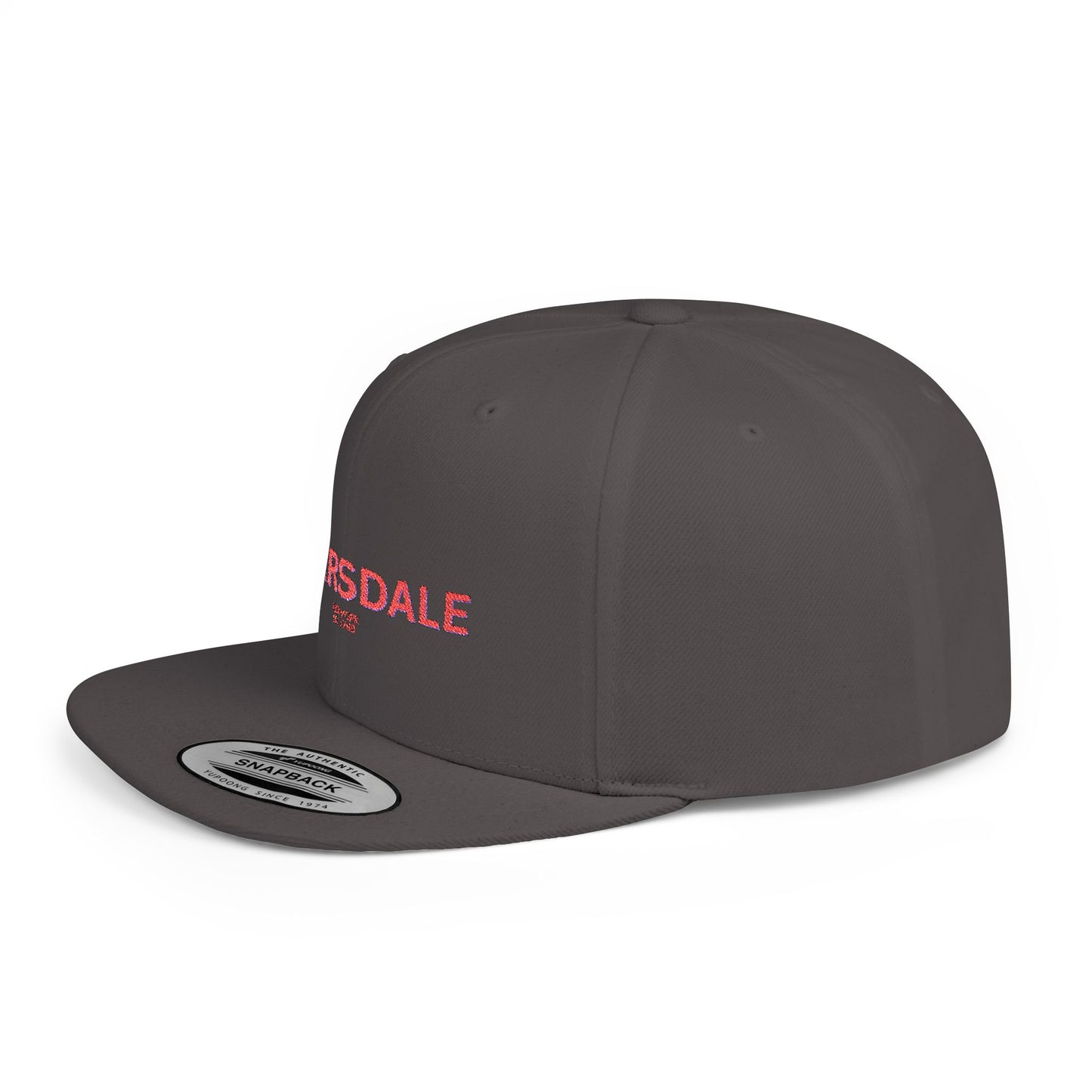 Scarsdale Stylish Flat Bill Snapback Hat with Scarsdale Design, Perfect for Casual Outings, Streetwear, Gifts, Festivals, Everyday Wear