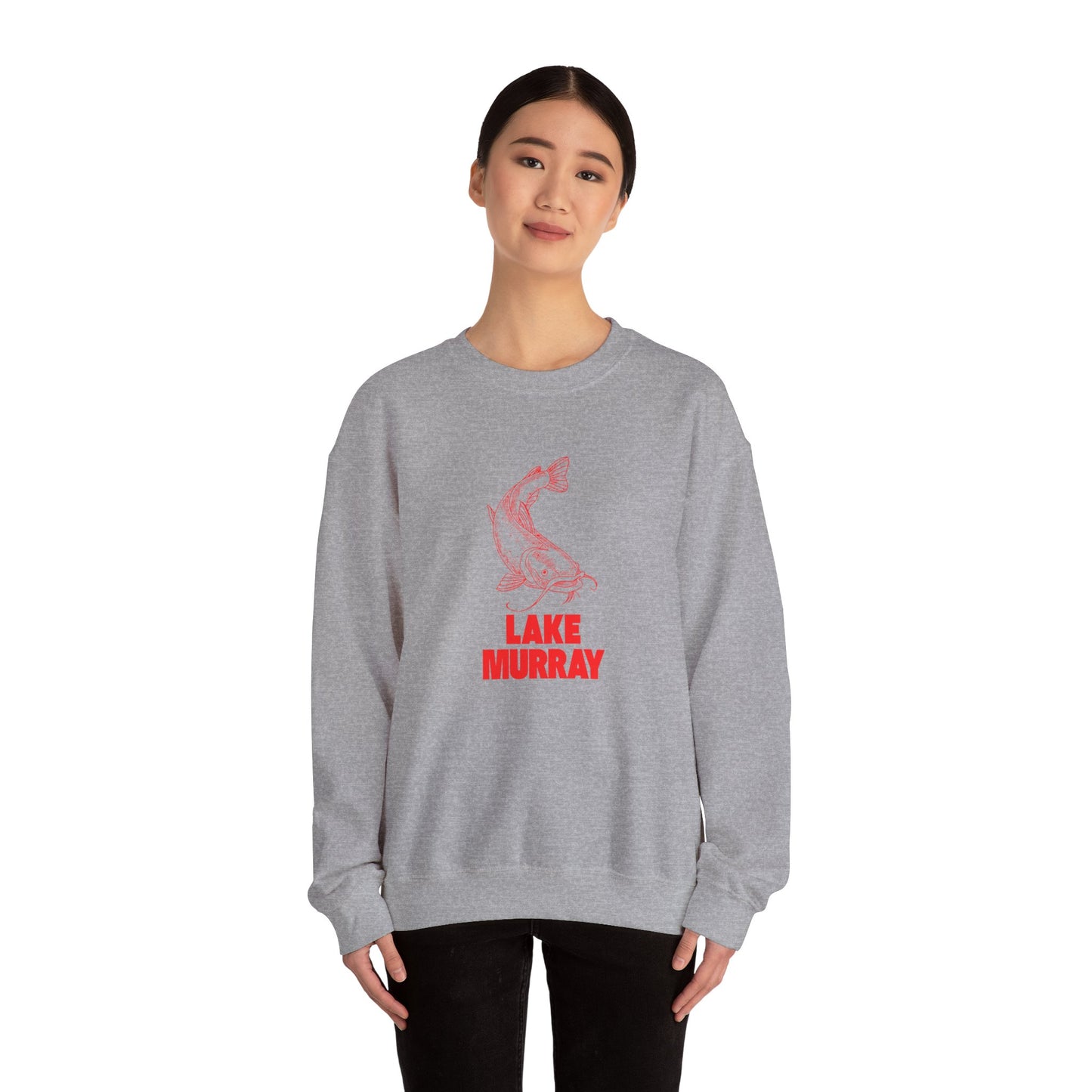 Lake Murray Fishing Sweatshirt, Cozy Crewneck, Perfect for Outdoorsy Lovers, Casual Wear, Gift for Nature Enthusiasts, Lake Life Apparel