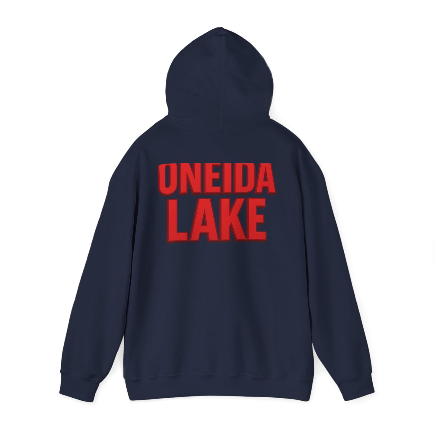 Oneida Lake Hoodie, Cozy Casual Wear, Unisex Sweatshirt, Lake Lover Gift, Outdoor Adventure Apparel, Summer Retreat Fashion
