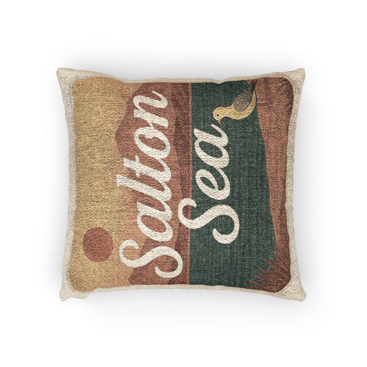Salton Sea Woven Pillow