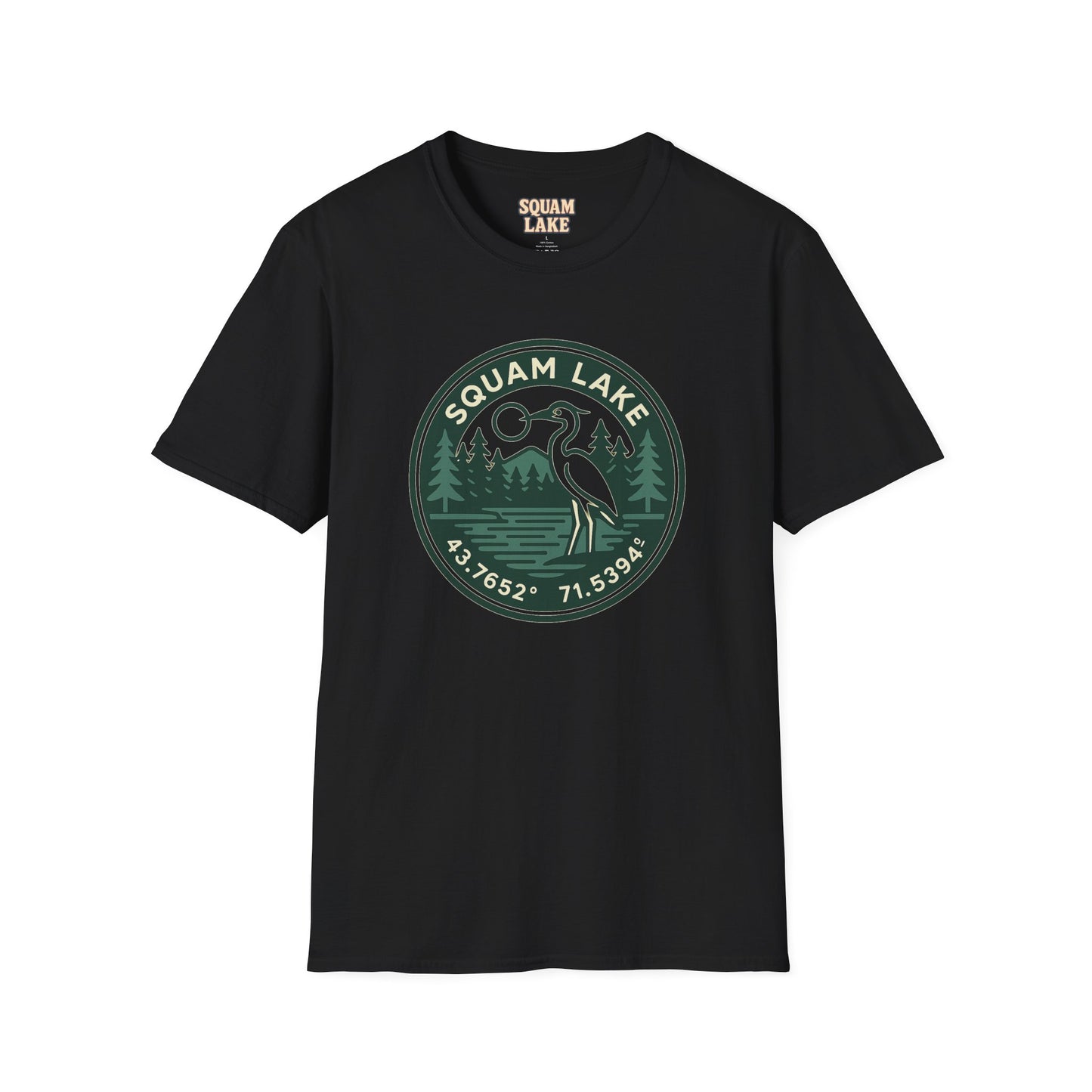 Squam Lake Nature Unisex Softstyle T-Shirt | Eco-Friendly Gift, Outdoor Adventure Shirt, Nature Lover Tee, Vintage Lake Apparel, [...]