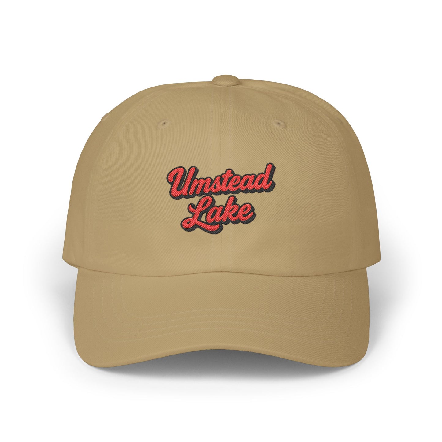 Umstead Lake Stylish Dad Cap, Casual Summer Hat, Outdoor Accessory, Gift for Father's Day, Boating Trip Gear, Everyday Wear