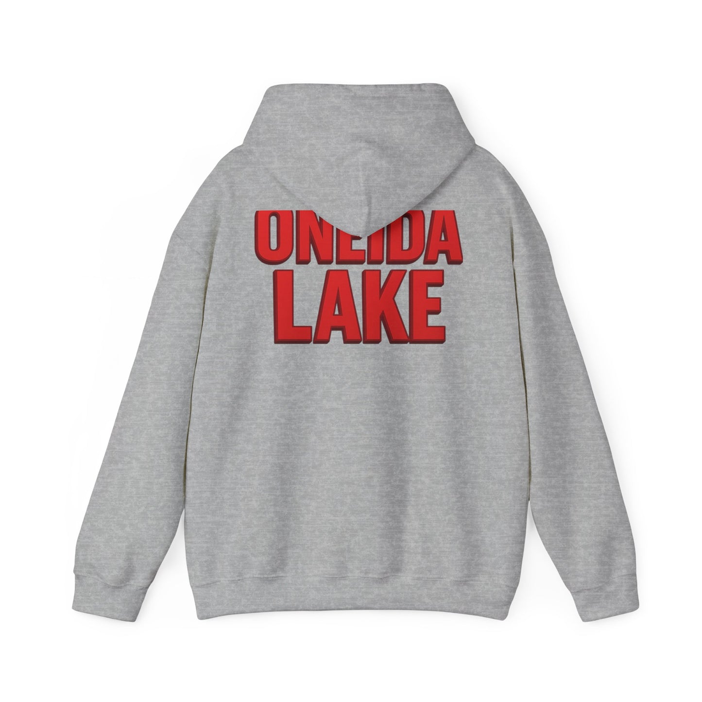 Oneida Lake Hoodie, Cozy Casual Wear, Unisex Sweatshirt, Lake Lover Gift, Outdoor Adventure Apparel, Summer Retreat Fashion