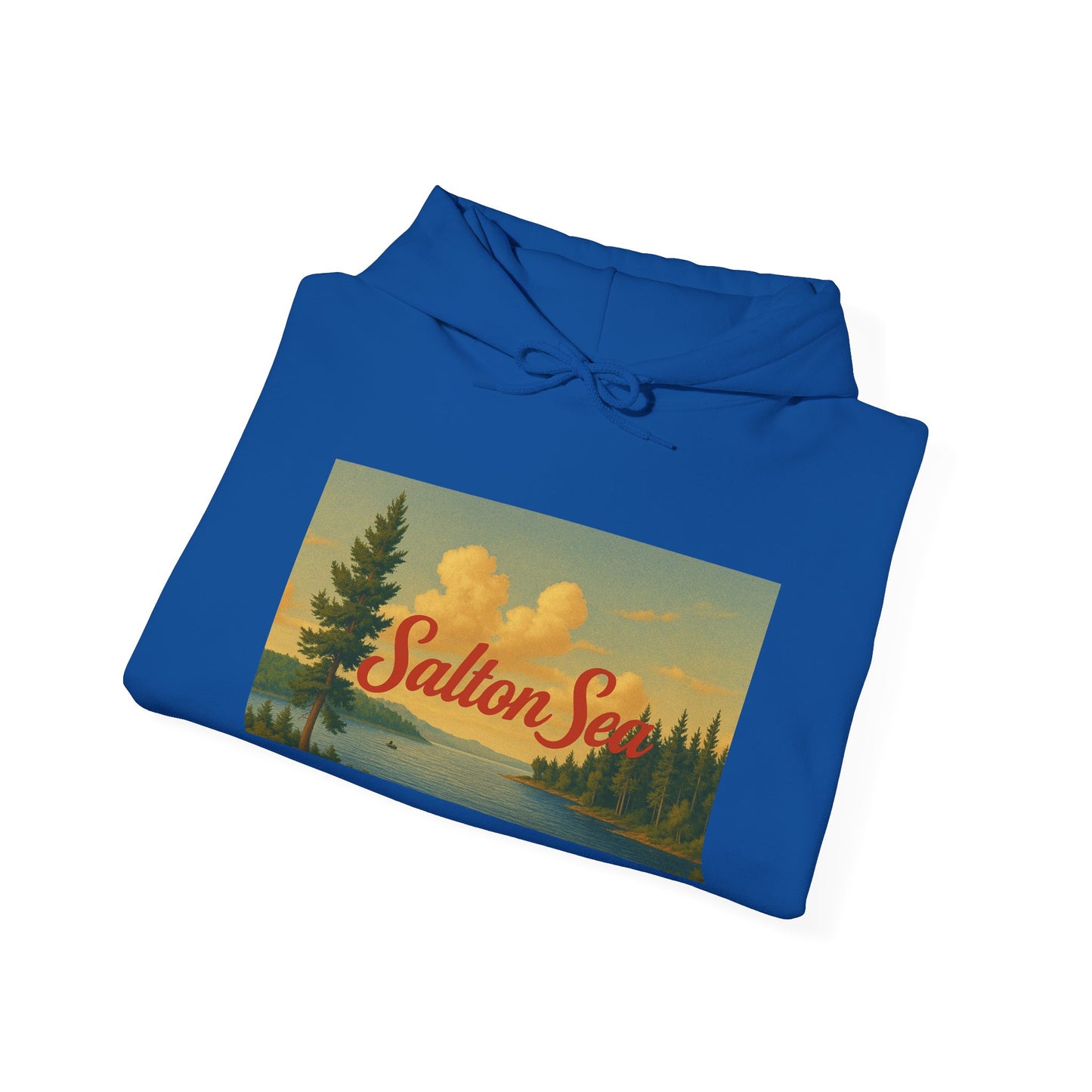 Salton Sea Hoodie, Cozy Casual Wear, Unisex Sweatshirt, Lake Lover Gift, Outdoor Adventure Apparel, Summer Retreat Fashion