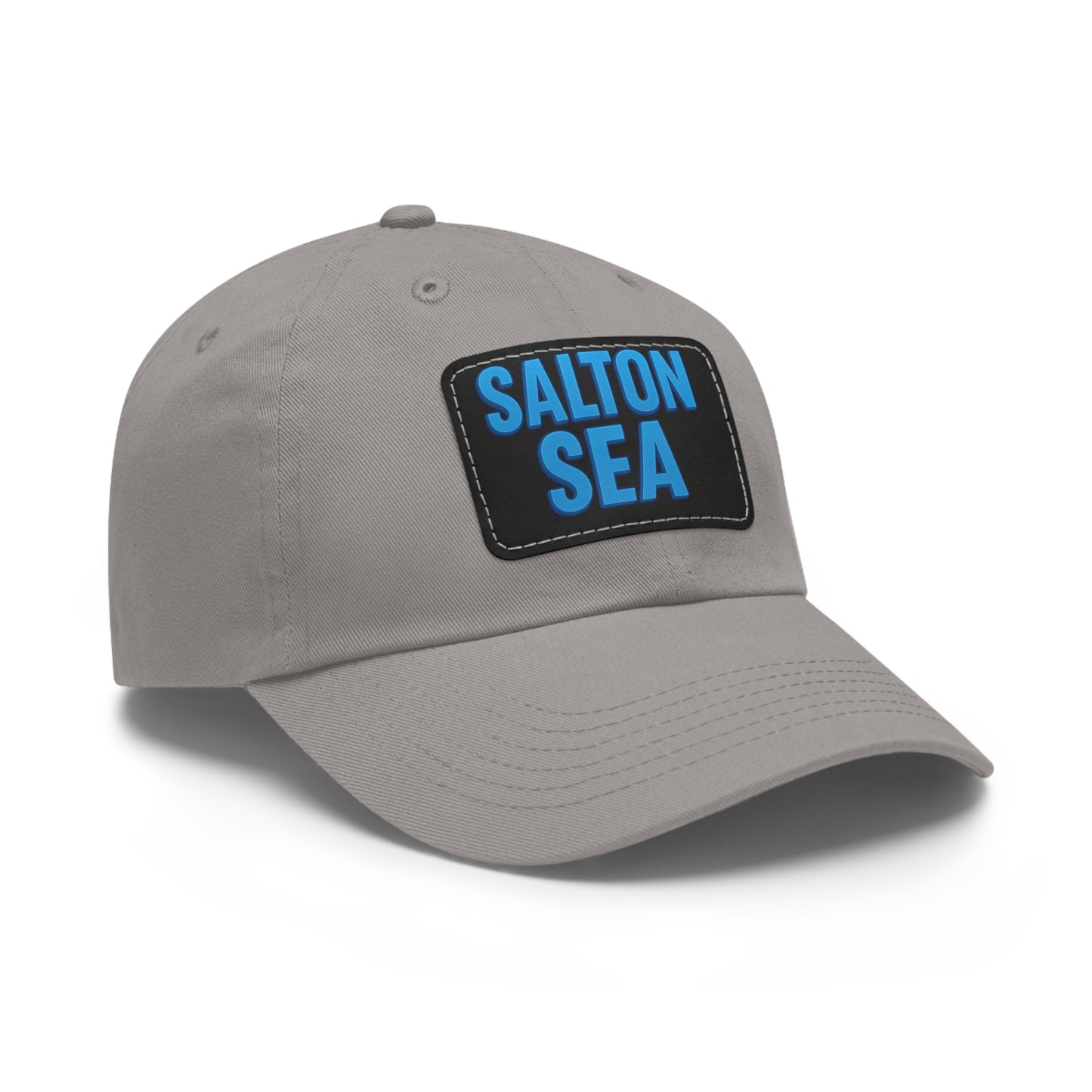 Salton Sea Dad Hat with Leather Patch (Rectangle)