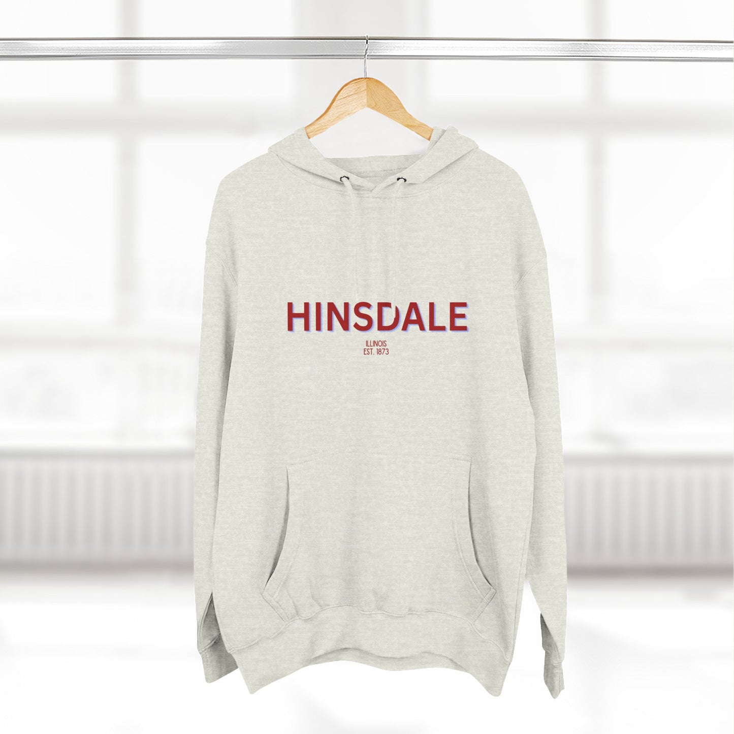 Hinsdale Fleece Hoodie, Casual Sweatshirt, Cozy Layering Piece, Perfect Gift for All Occasions, Stylish Streetwear