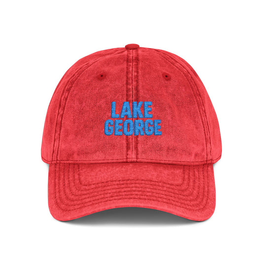 Lake George Vintage Cap (Embroidery)