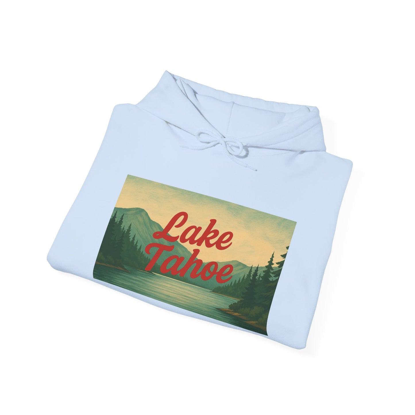 Lake Tahoe Hoodie, Cozy Casual Wear, Unisex Sweatshirt, Lake Lover Gift, Outdoor Adventure Apparel, Summer Retreat Fashion