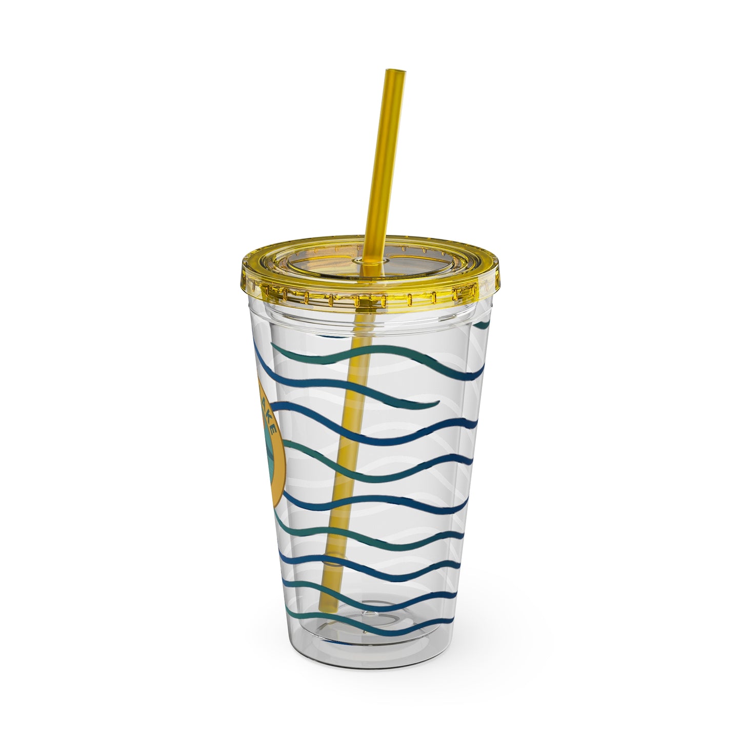 Sunsplash Tumbler, 16oz Clear Drink Cup for Outdoor Adventures, Customizable Travel Mug, Perfect for Summer Fun, Eco-Friendly Beverage [...]