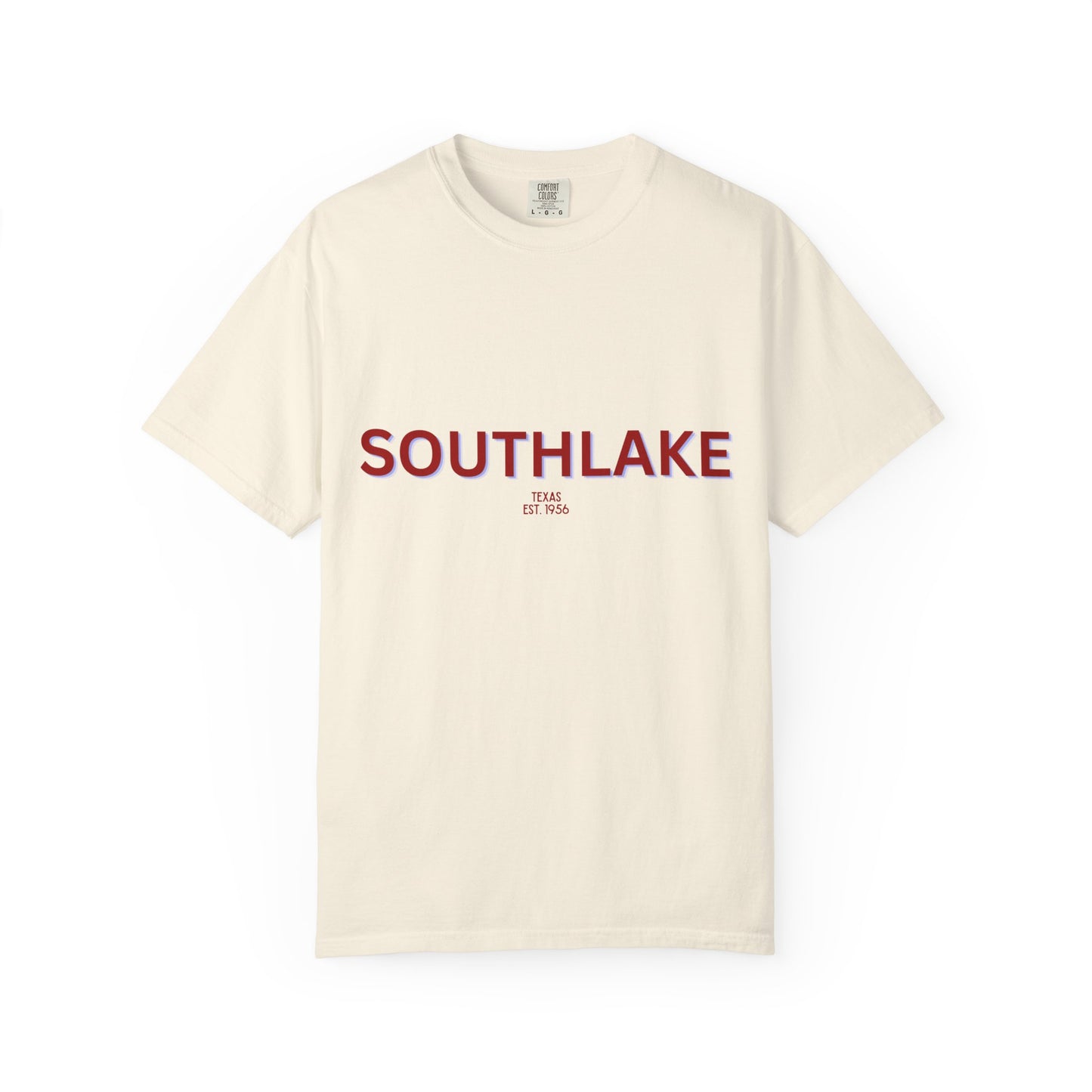 Southlake Garment-Dyed Unisex T-Shirt, Casual Tee, Vintage Style Shirt, Everyday Wear, Birthday Gift, Unique Apparel