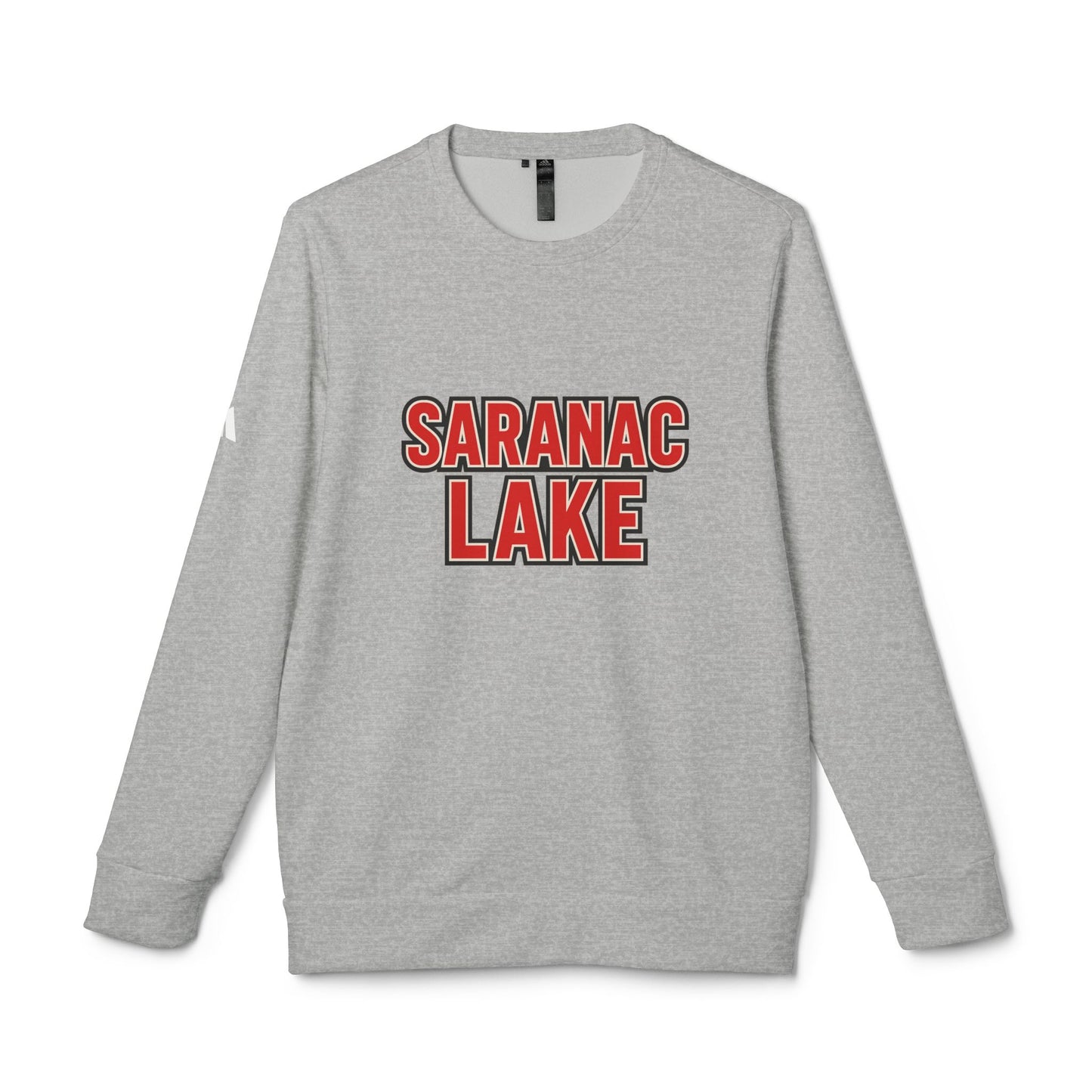 Saranac Lake Adidas Unisex Fleece Crewneck Sweatshirt