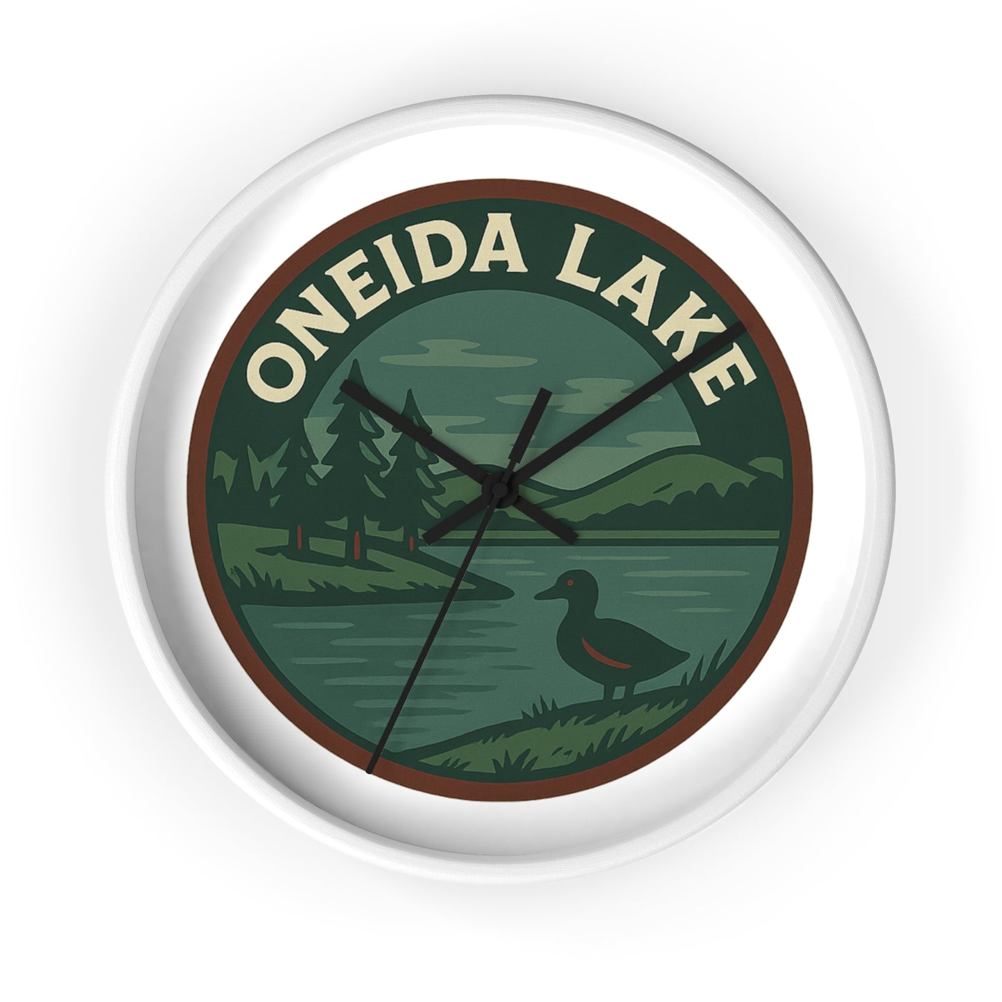 Oneida Lake Wall Clock