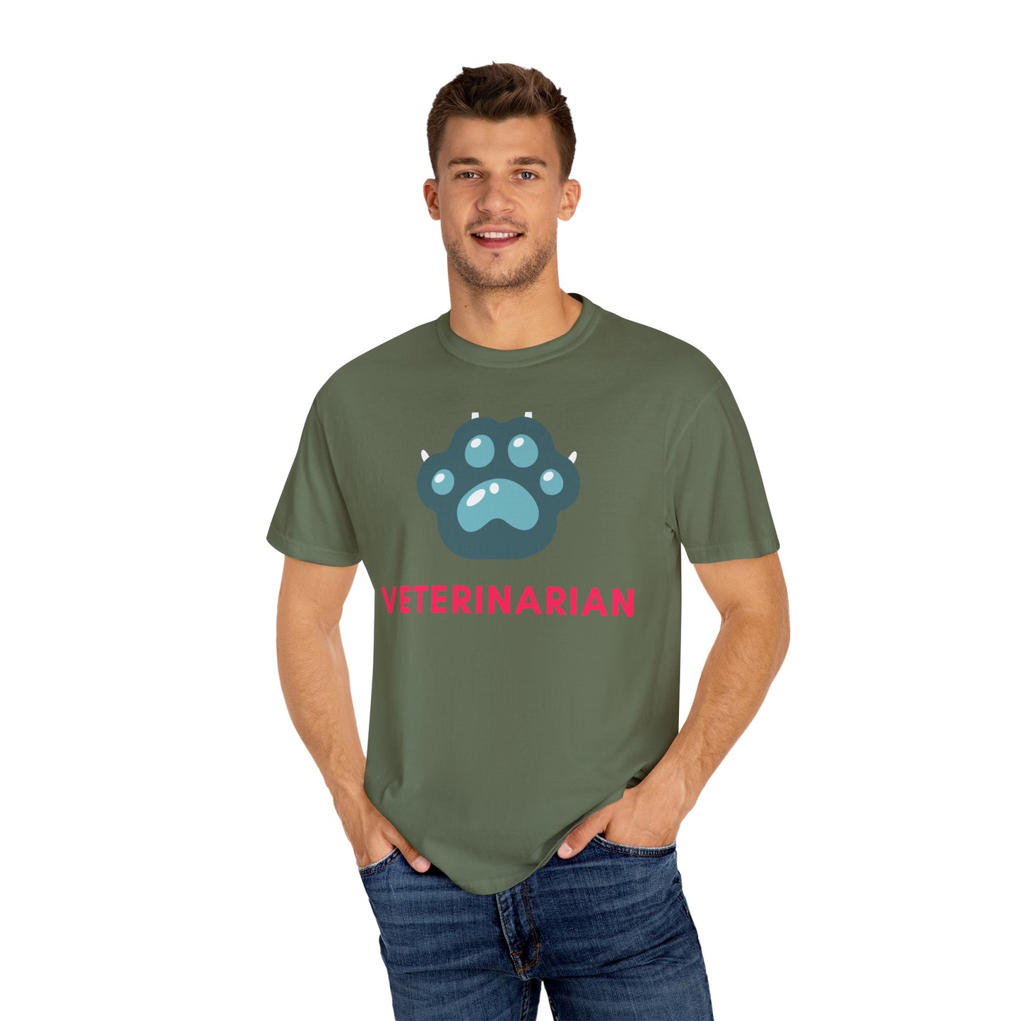 Veterinarian Themed Unisex T-Shirt, Gift for Animal Lovers, Pet Owner Apparel, Cute Veterinary Shirt, Comfortable Dog Lover Tee