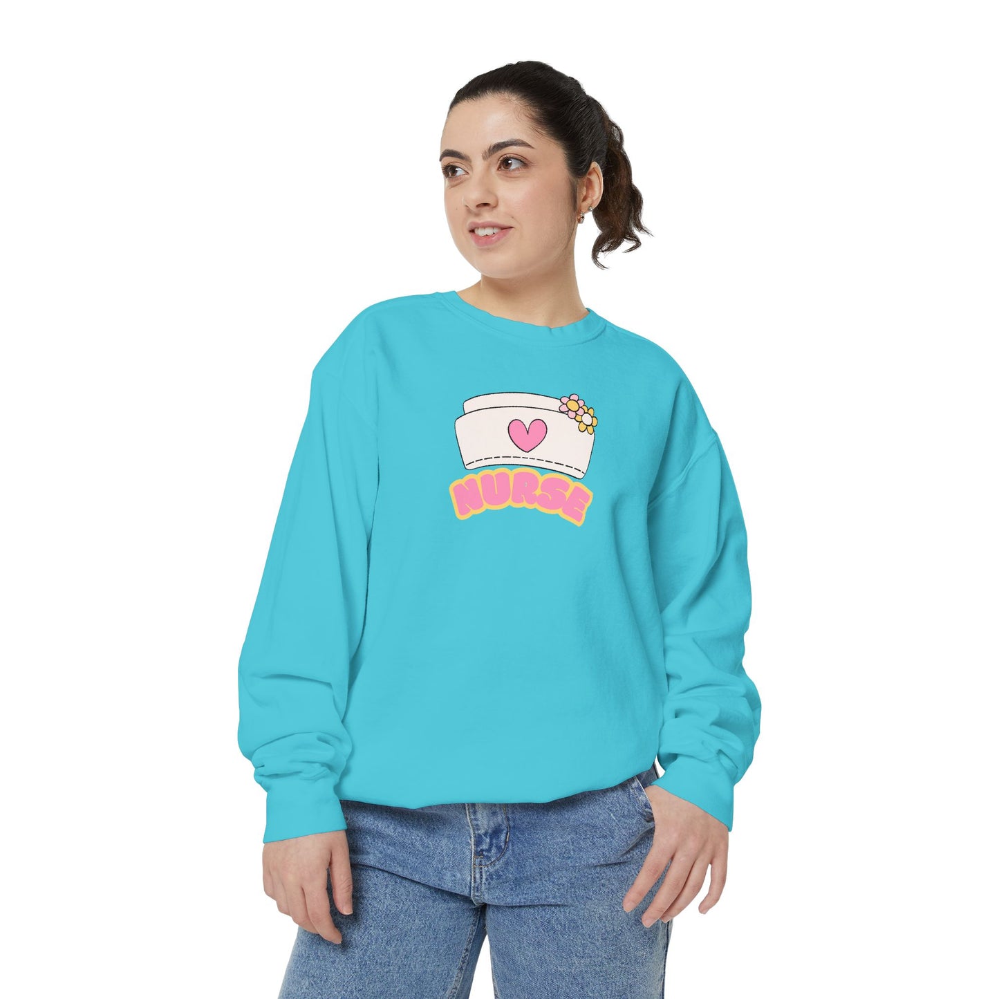 Nurse Love Sweatshirt, Cozy Gift for Healthcare Workers, Unique Gift for Nurses, Casual Medical Apparel, Nurse Appreciation
