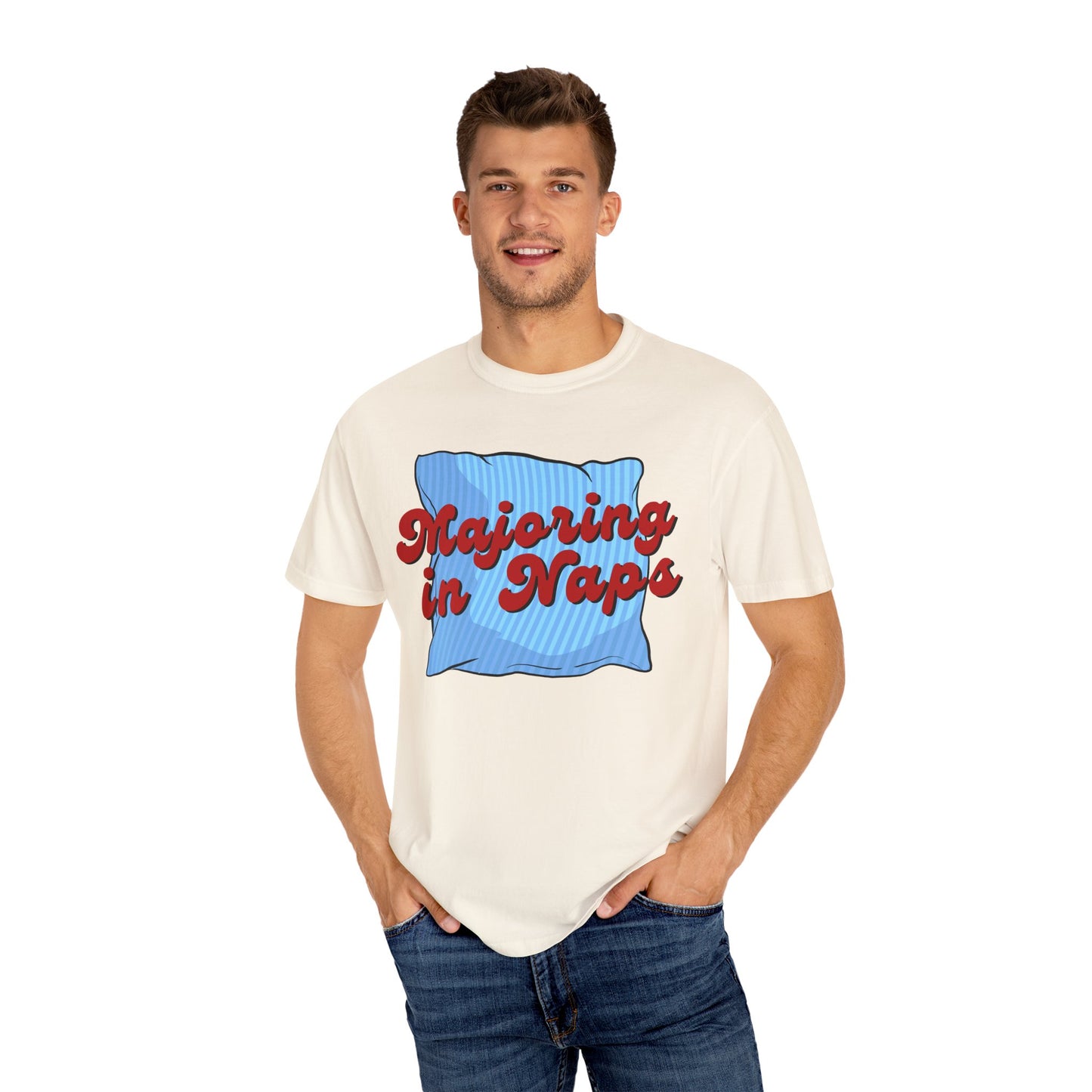 Majoring In Naps T-Shirt, Fun Sleep Shirt, Gift for Nap Lovers, Relaxation Tee, Casual Lounge Wear