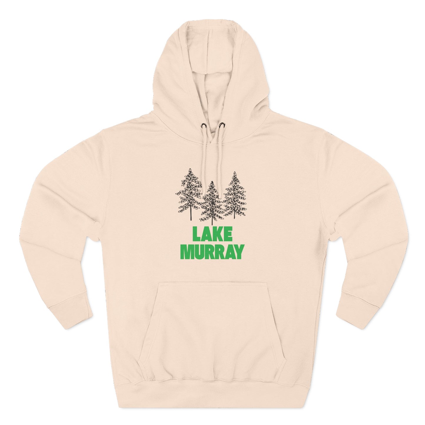 Lake Murray Fleece Hoodie, Cozy Sweatshirt, Outdoor Adventure Wear, Unique Gift for Lake Lovers, Perfect for Fall and Winter