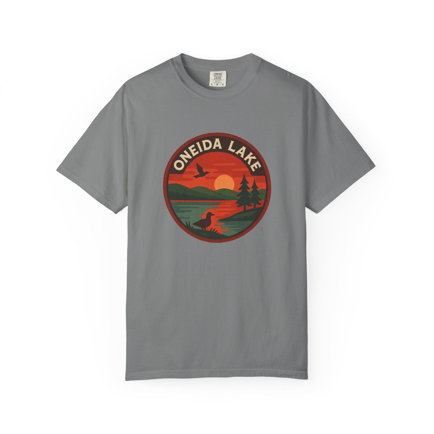 Oneida Lake Unisex Garment-Dyed T-shirt