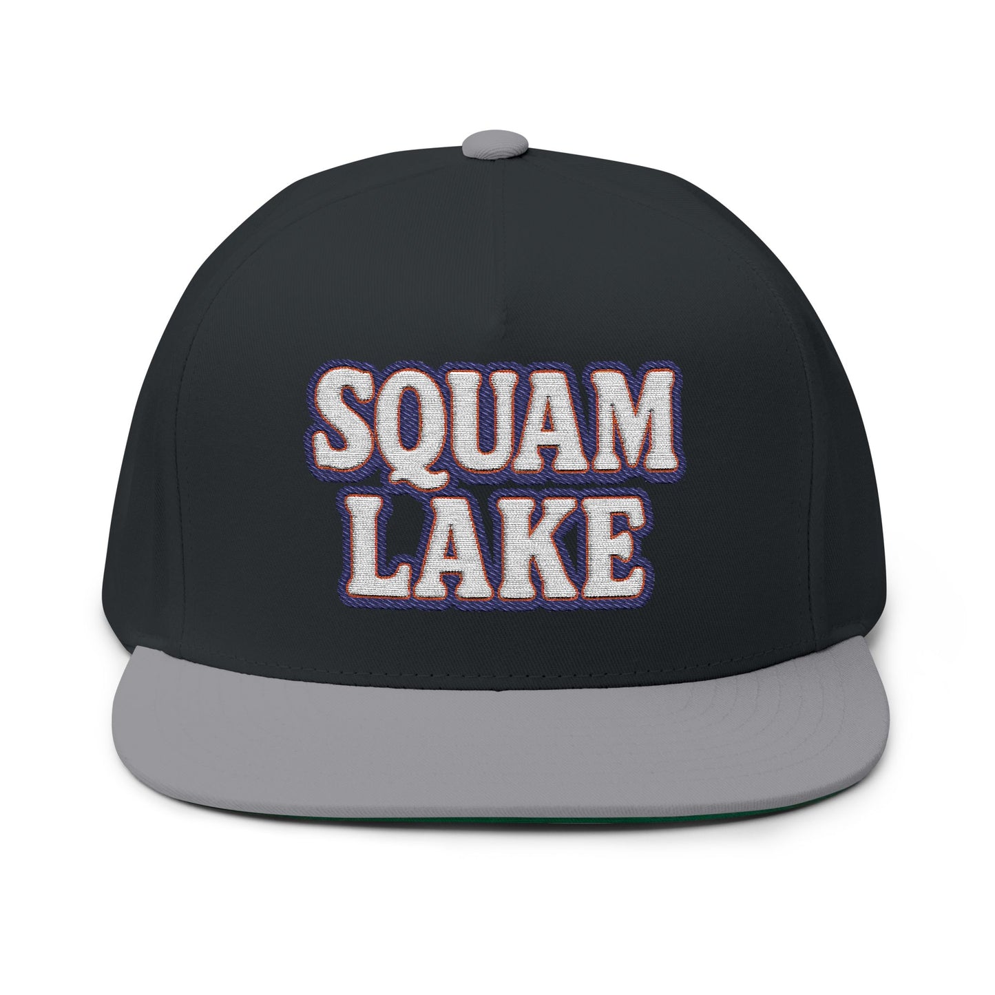 Squam Lake Flat Bill Cap (Embroidery)